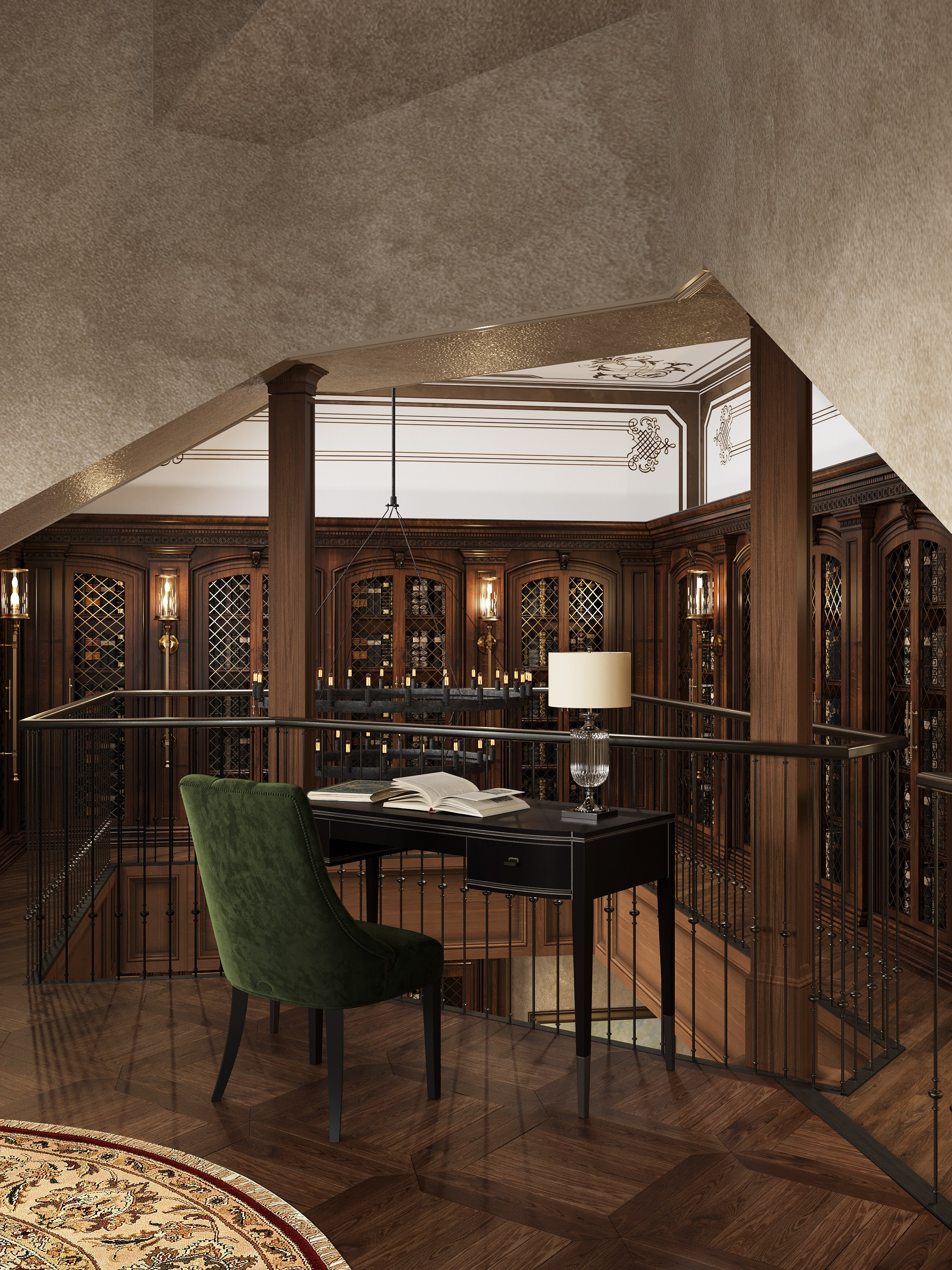 ИНТЕЛЛЕКТУАЛЬНЫЙ ШИК 800 м². Студия Интерьерного Дизайна Artis Interiors