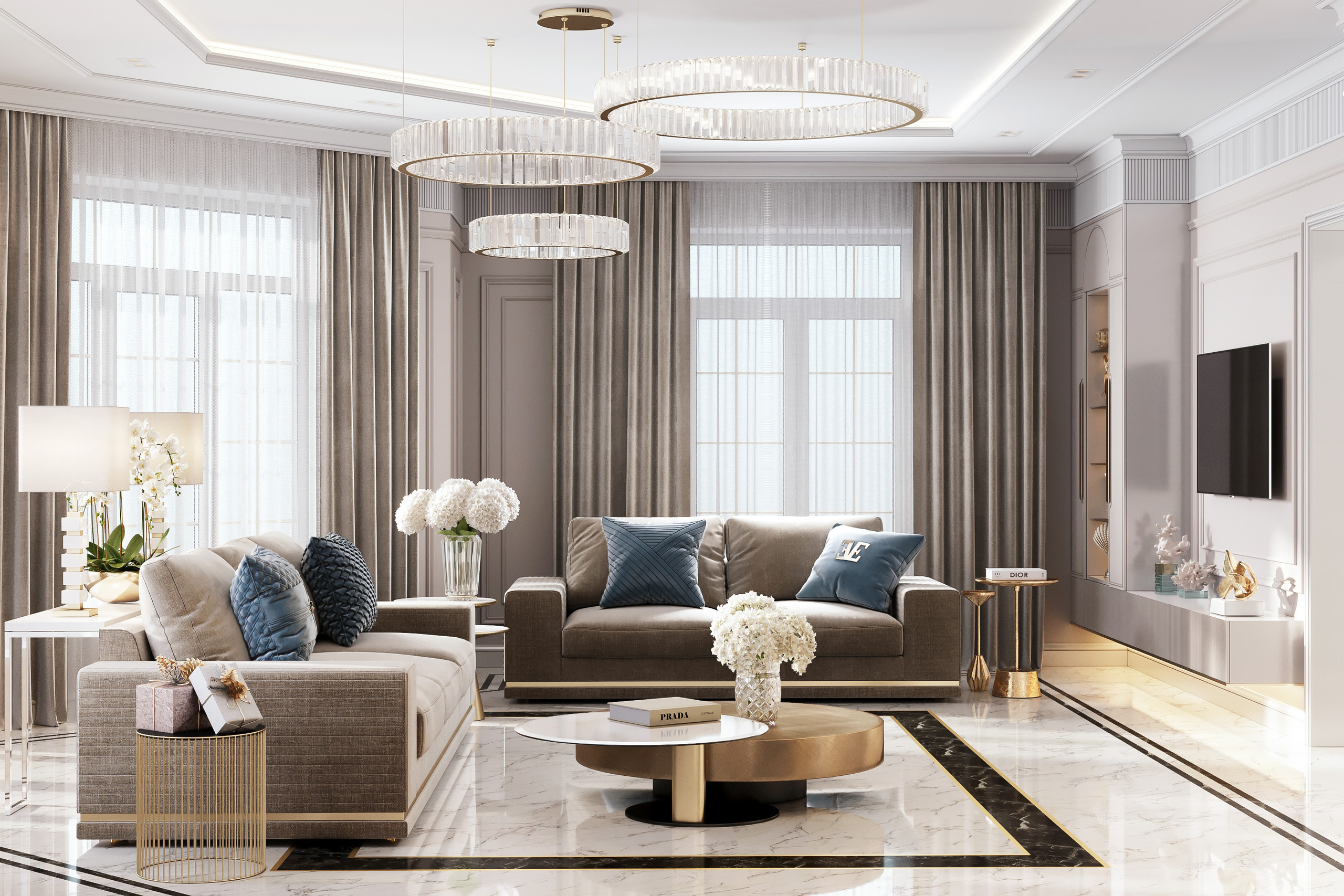 АНГЛИЙСКИЙ КВАРТАЛ 325 м². Студия Интерьерного Дизайна Artis Interiors