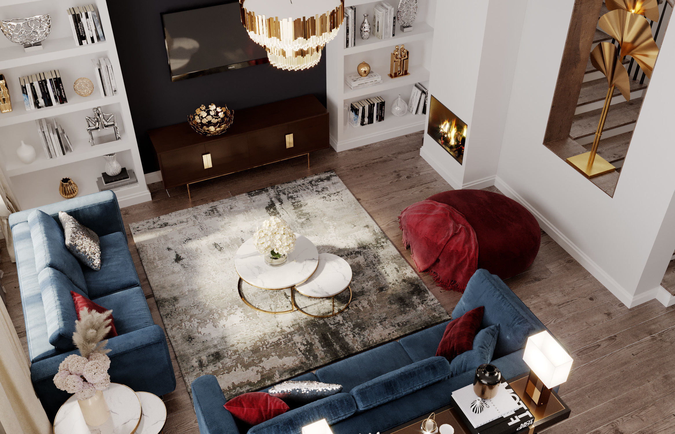 Коттедж КРЕКШИНО 300 м². Студия Интерьерного Дизайна Artis Interiors