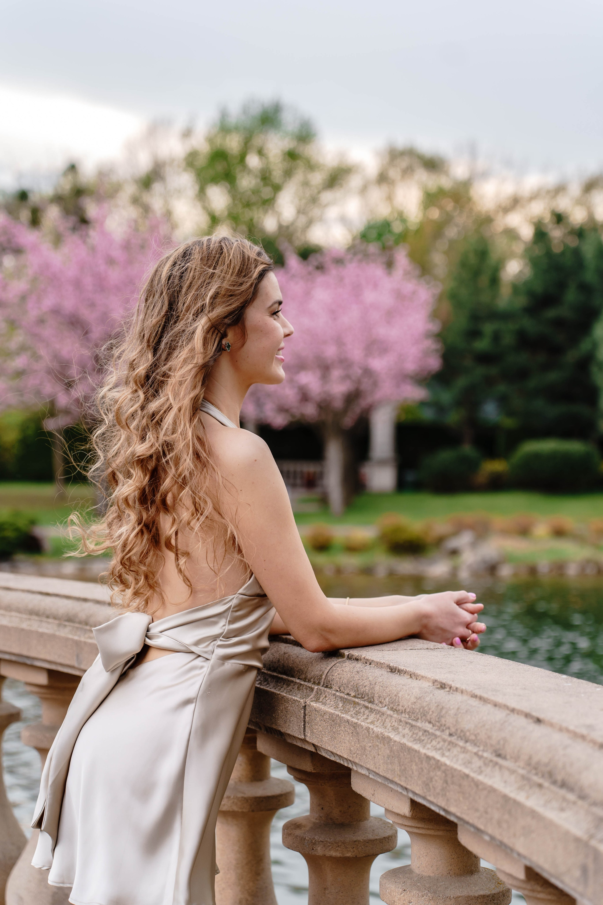 Фотосесія в сакурах. Family photographer in Kiev Natalia Shkavron