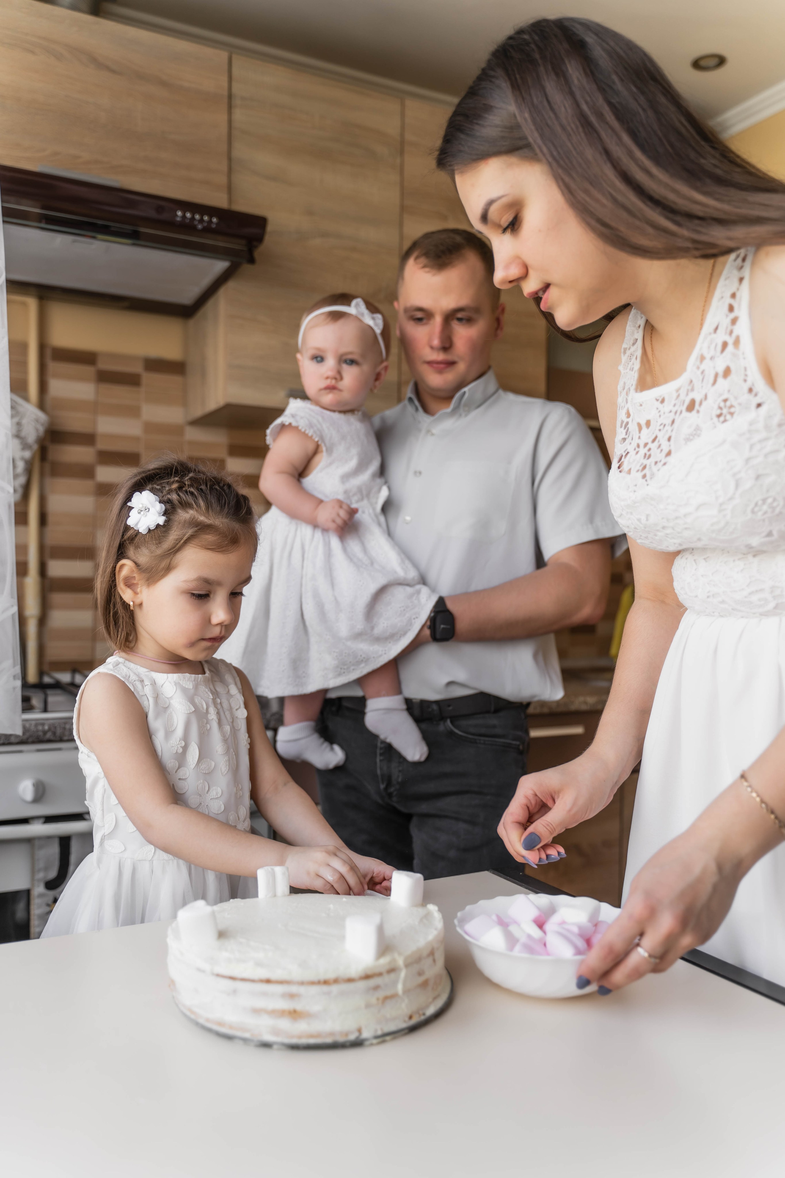 Святкування 1-го дня народження вдома. Family photographer in Kiev Natalia Shkavron