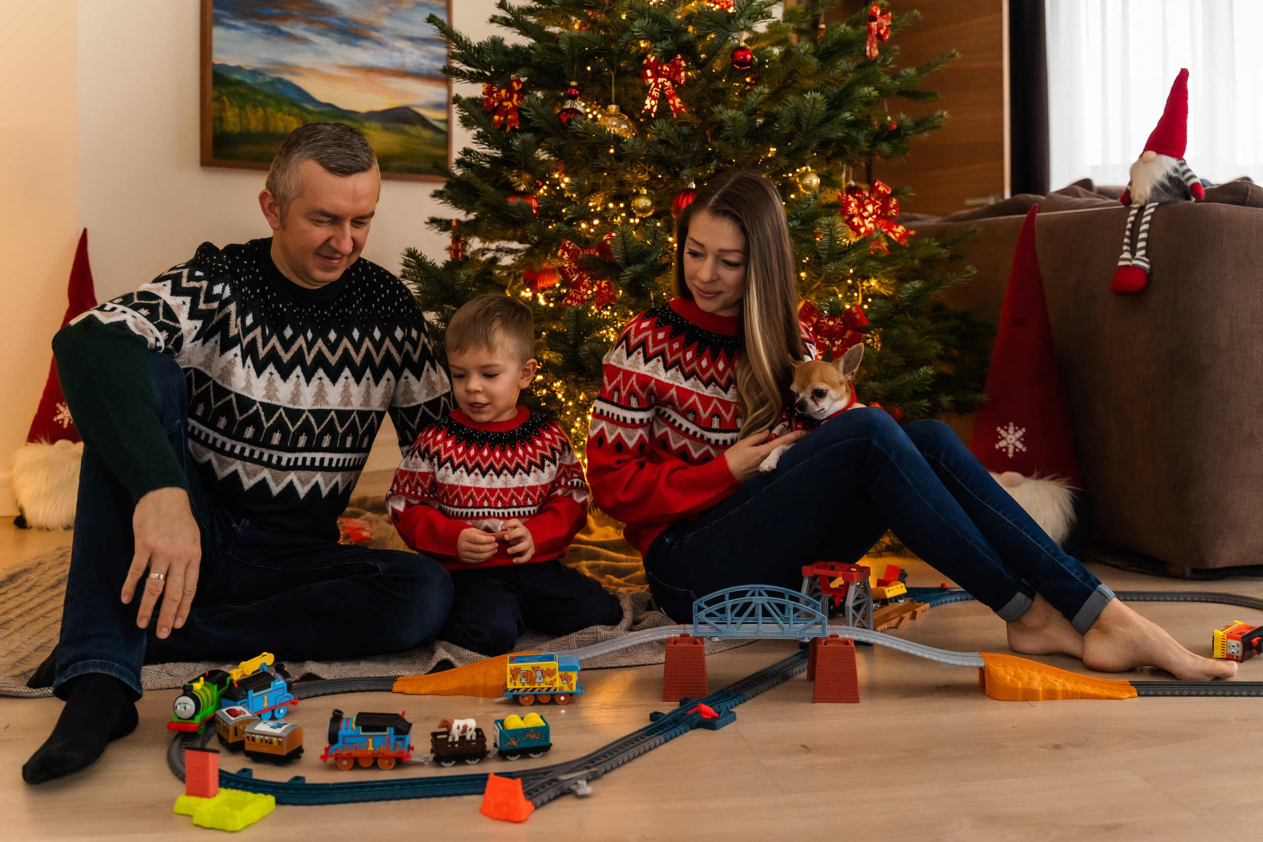 Новорічна домашня фотосесія. Сімейний фотограф Київ Наталія Шкаврон