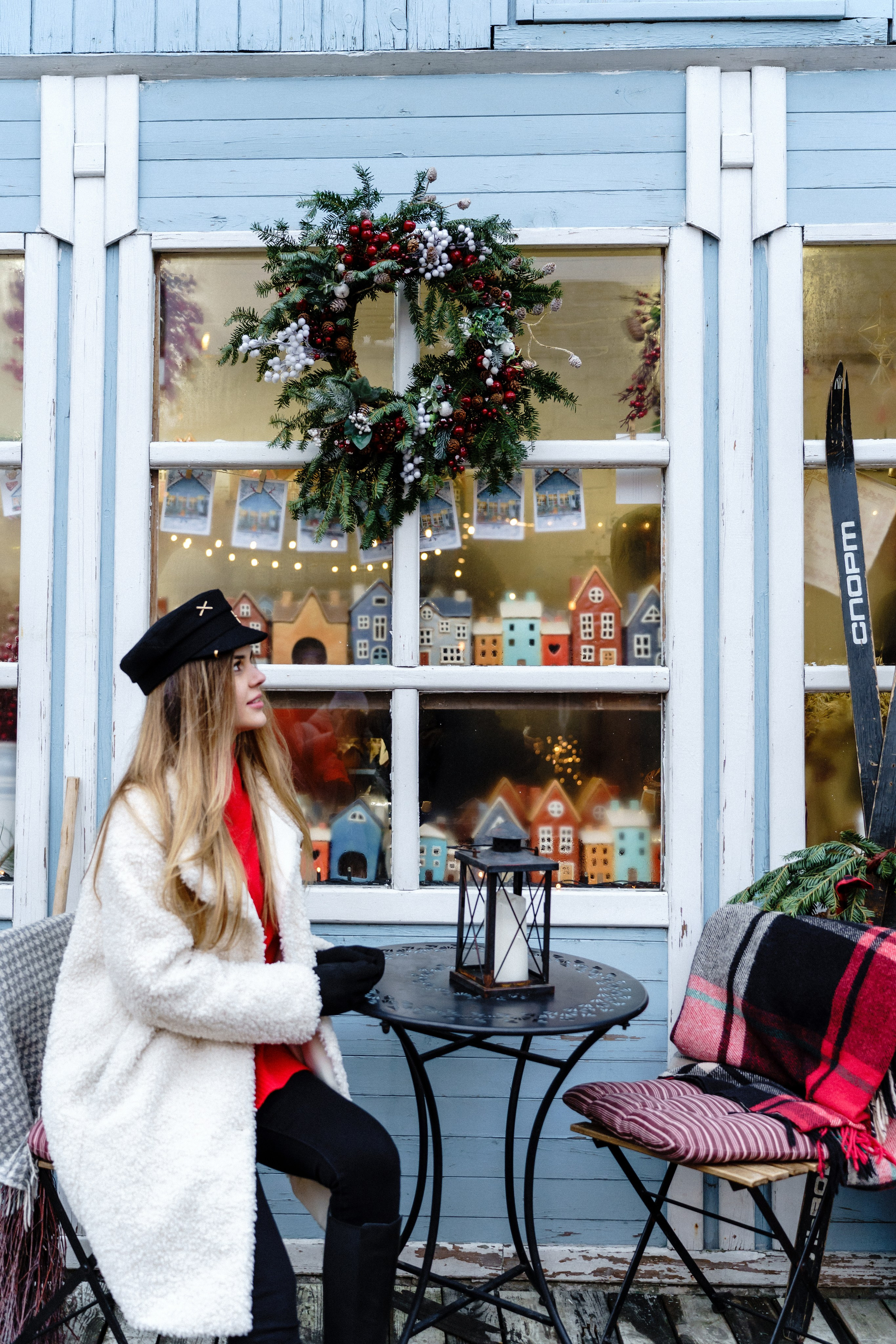 Новорічна індивідуальна фотосесія на ВДНГ. Сімейний фотограф Київ Наталія Шкаврон