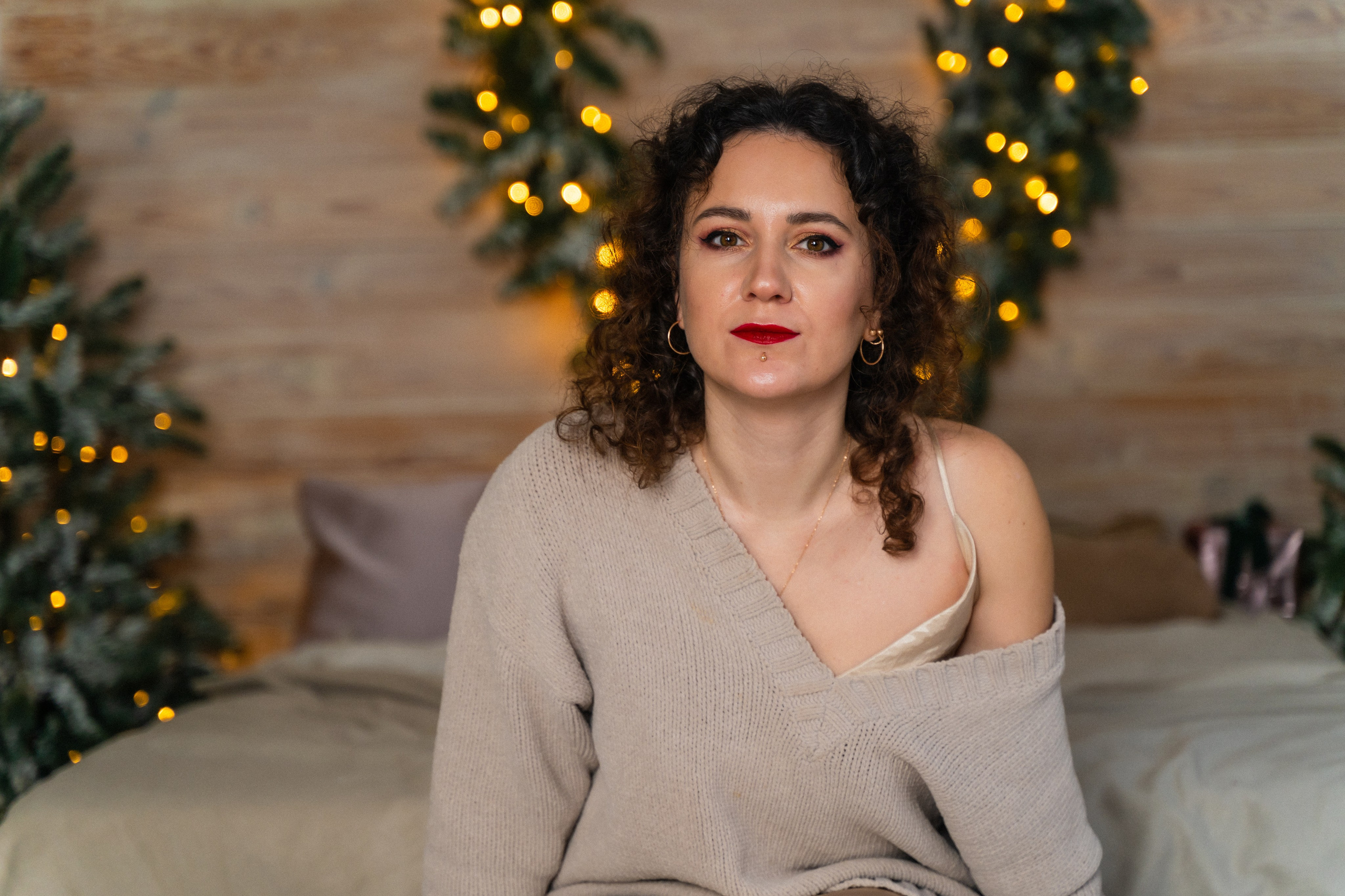 Новорічна фотосесія мама і доня. Сімейний фотограф Київ Наталія Шкаврон