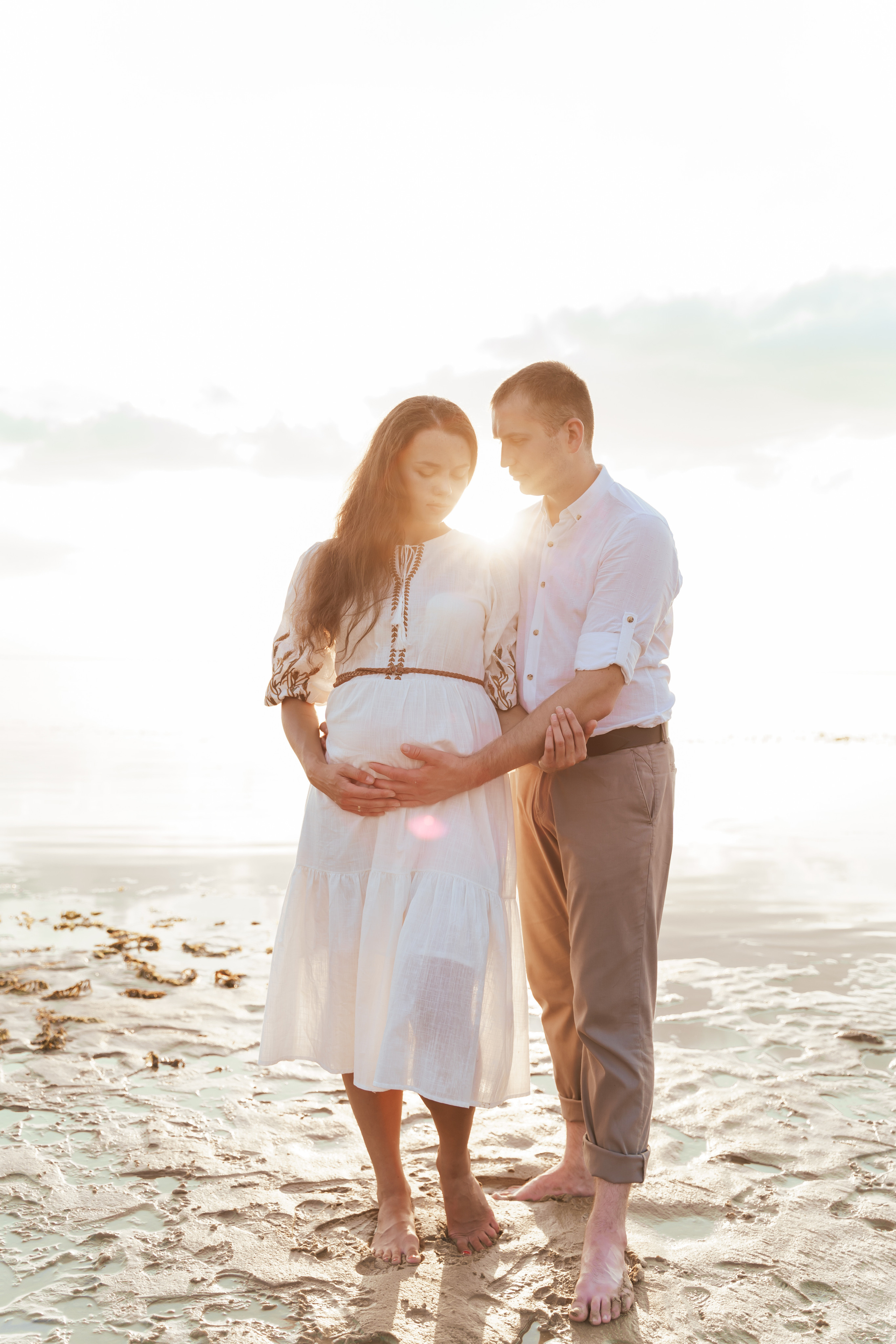 Фотосесія вагітності біля Київського моря. Сімейний фотограф Київ Наталія Шкаврон