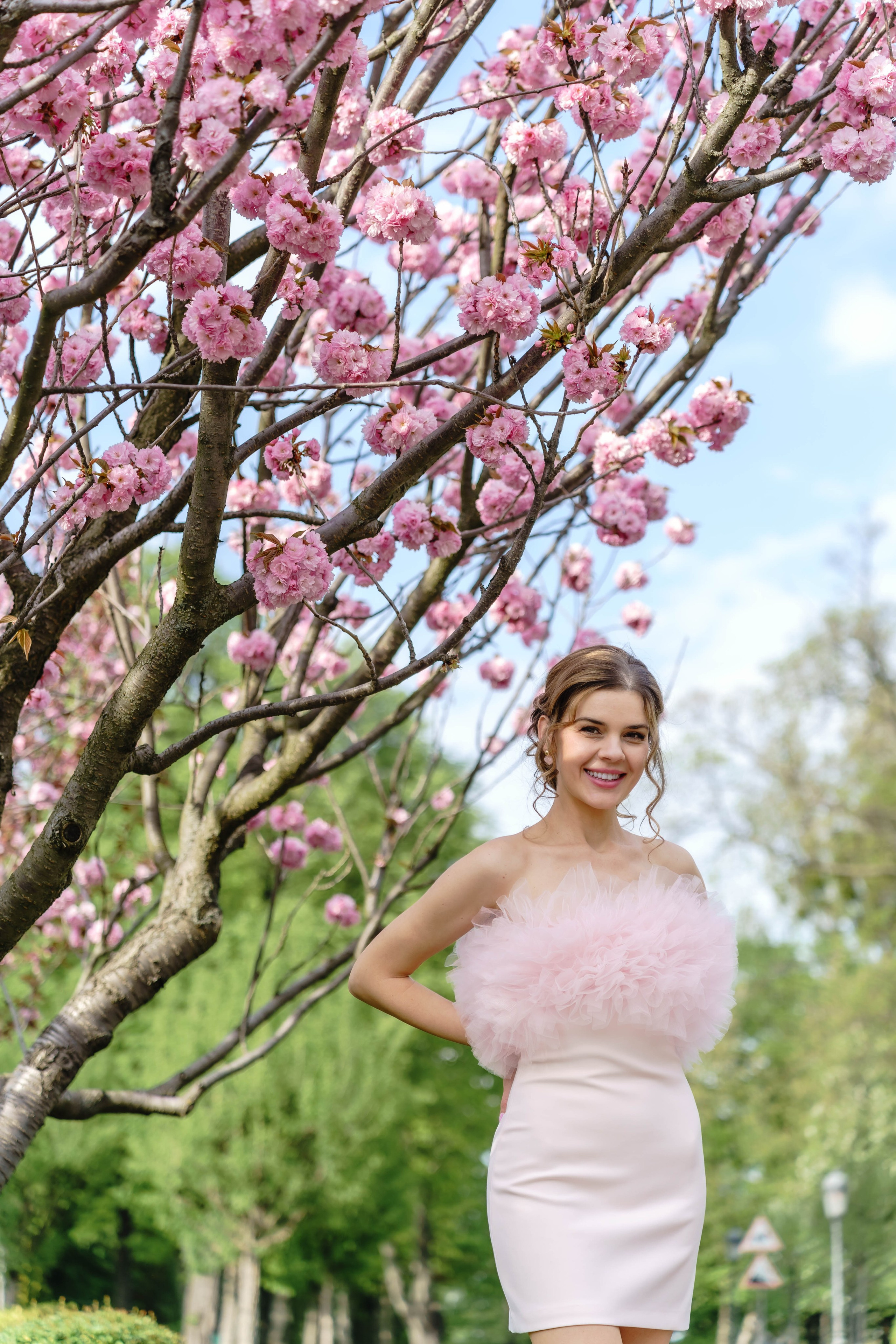 Фотосесія в сакурах. Family photographer in Kiev Natalia Shkavron