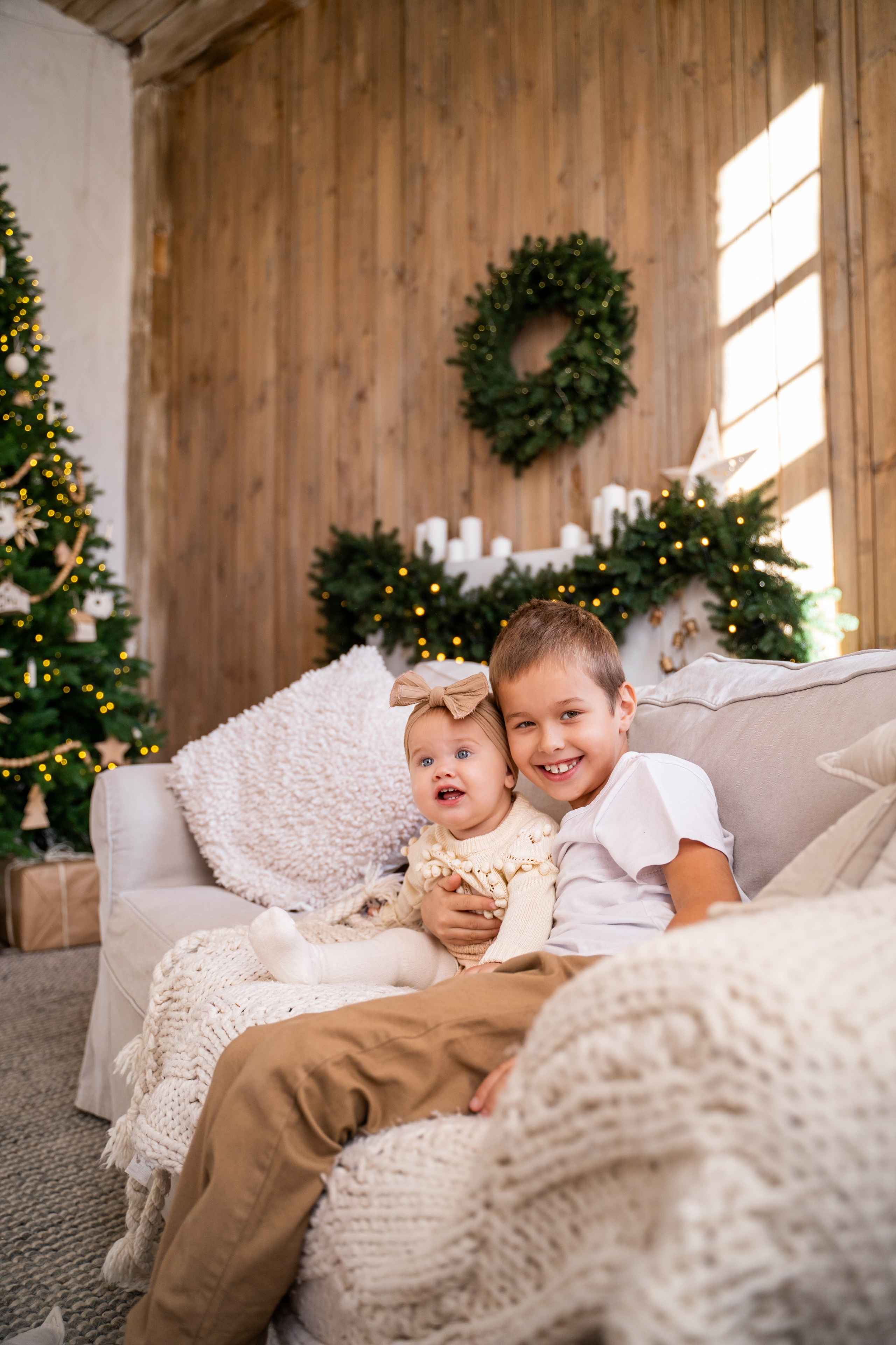 Новорічна фотосесія в студії Київ. Сімейний фотограф Київ Наталія Шкаврон