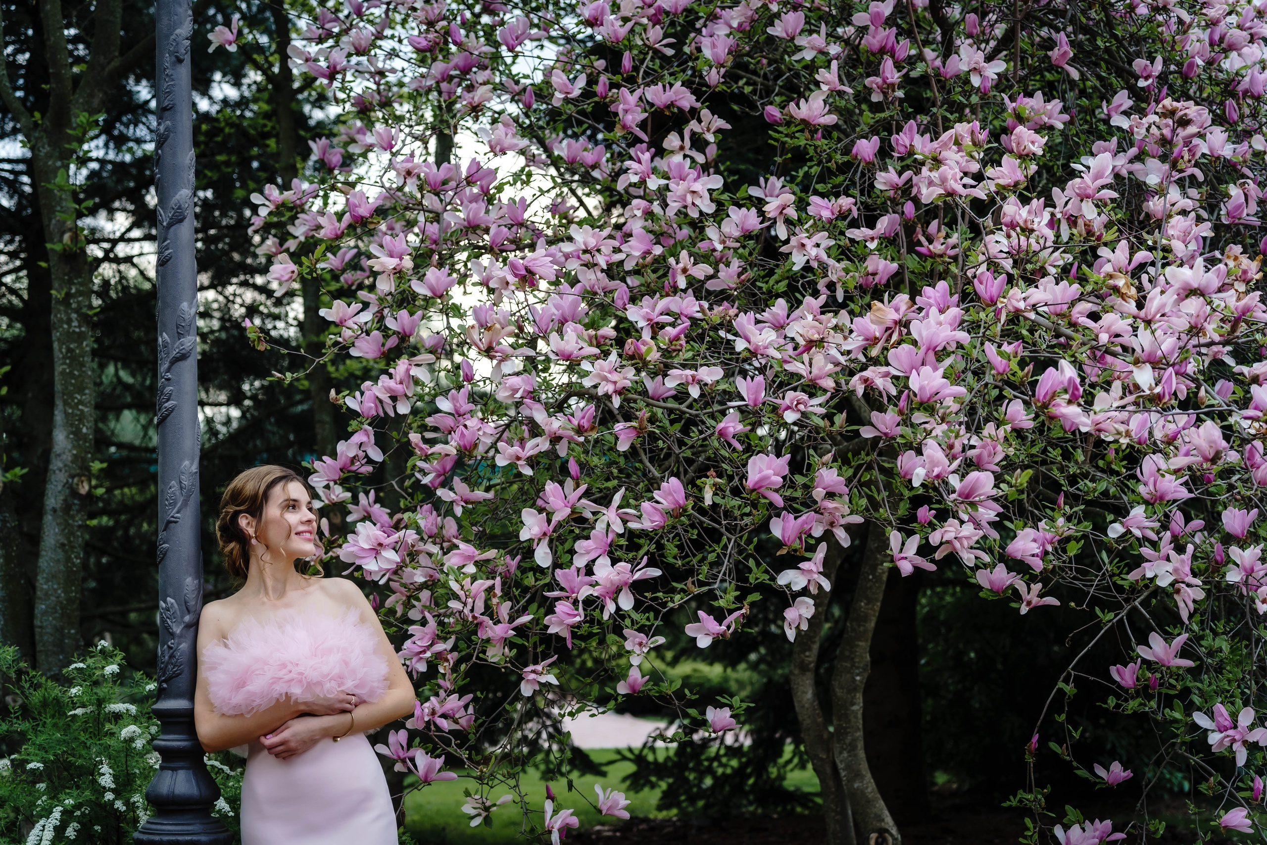Фотосесія в магноліях. Сімейний фотограф Київ Наталія Шкаврон