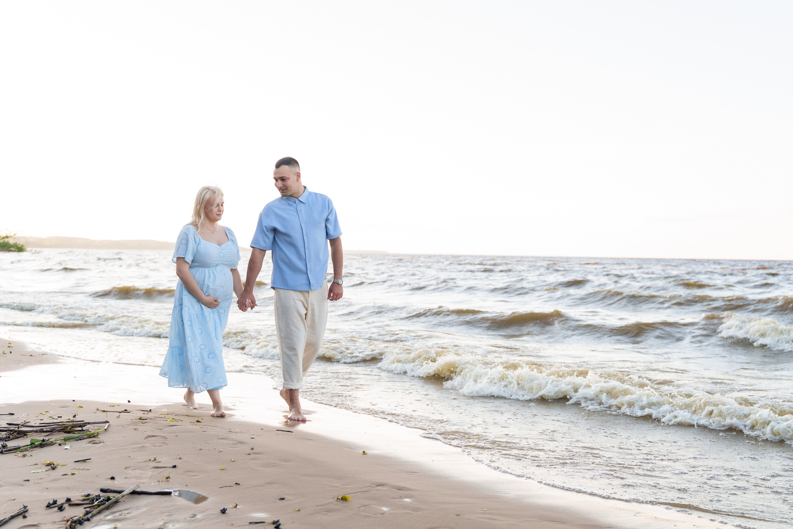 Гендер паті на Київському морі. Family photographer in Kiev Natalia Shkavron