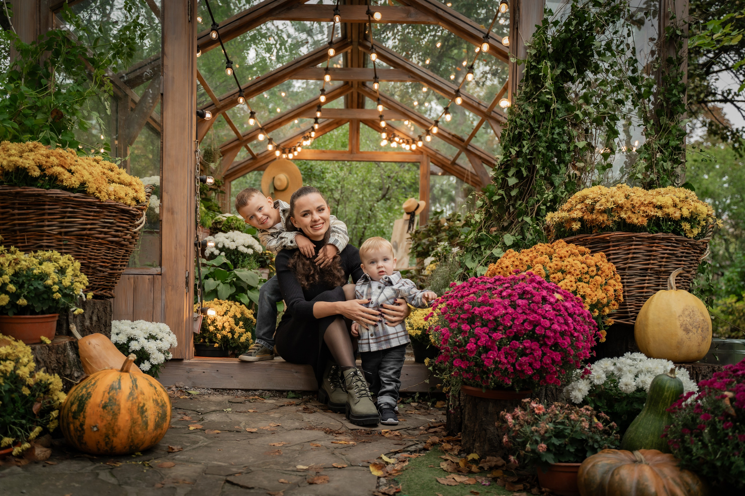 Сімейна осіння фотосесія. Family photographer in Kiev Natalia Shkavron