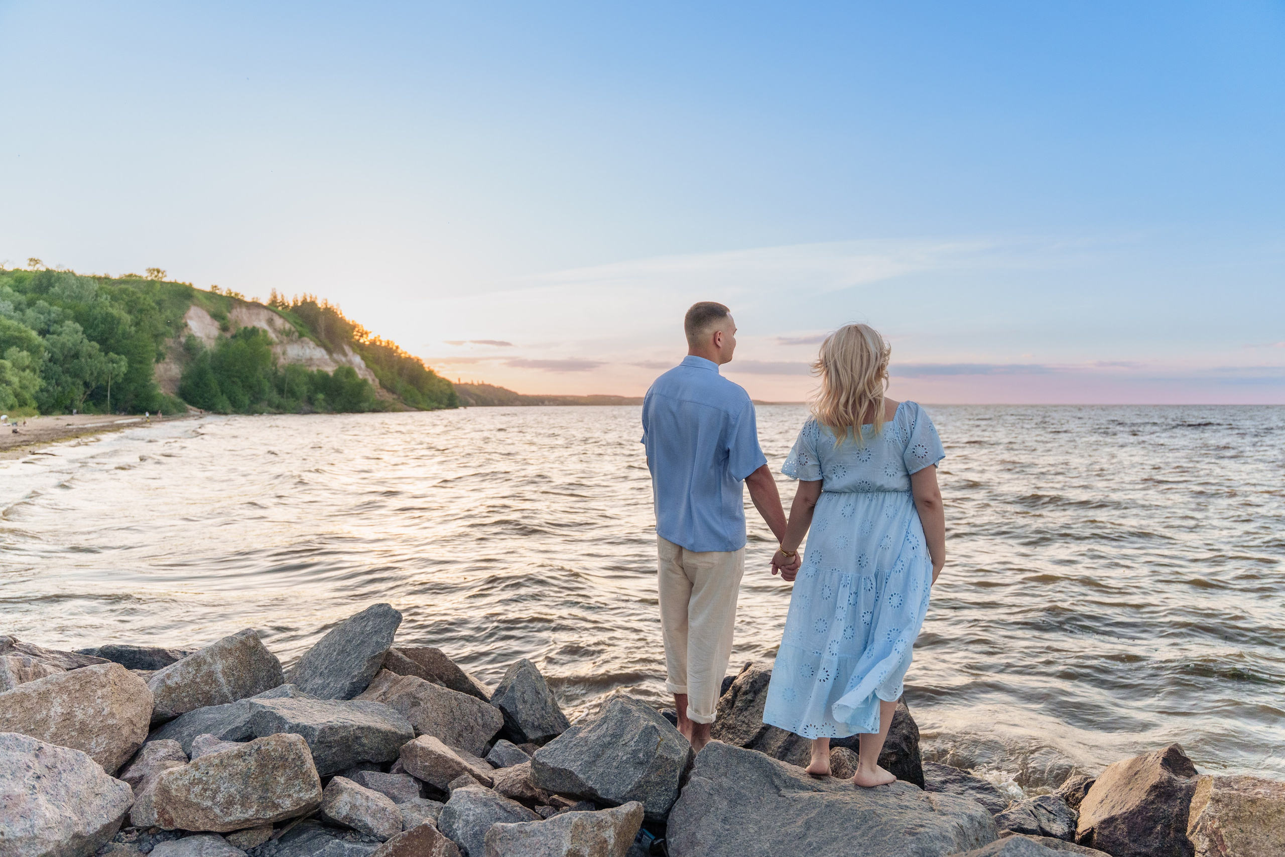 Гендер паті на Київському морі. Family photographer in Kiev Natalia Shkavron