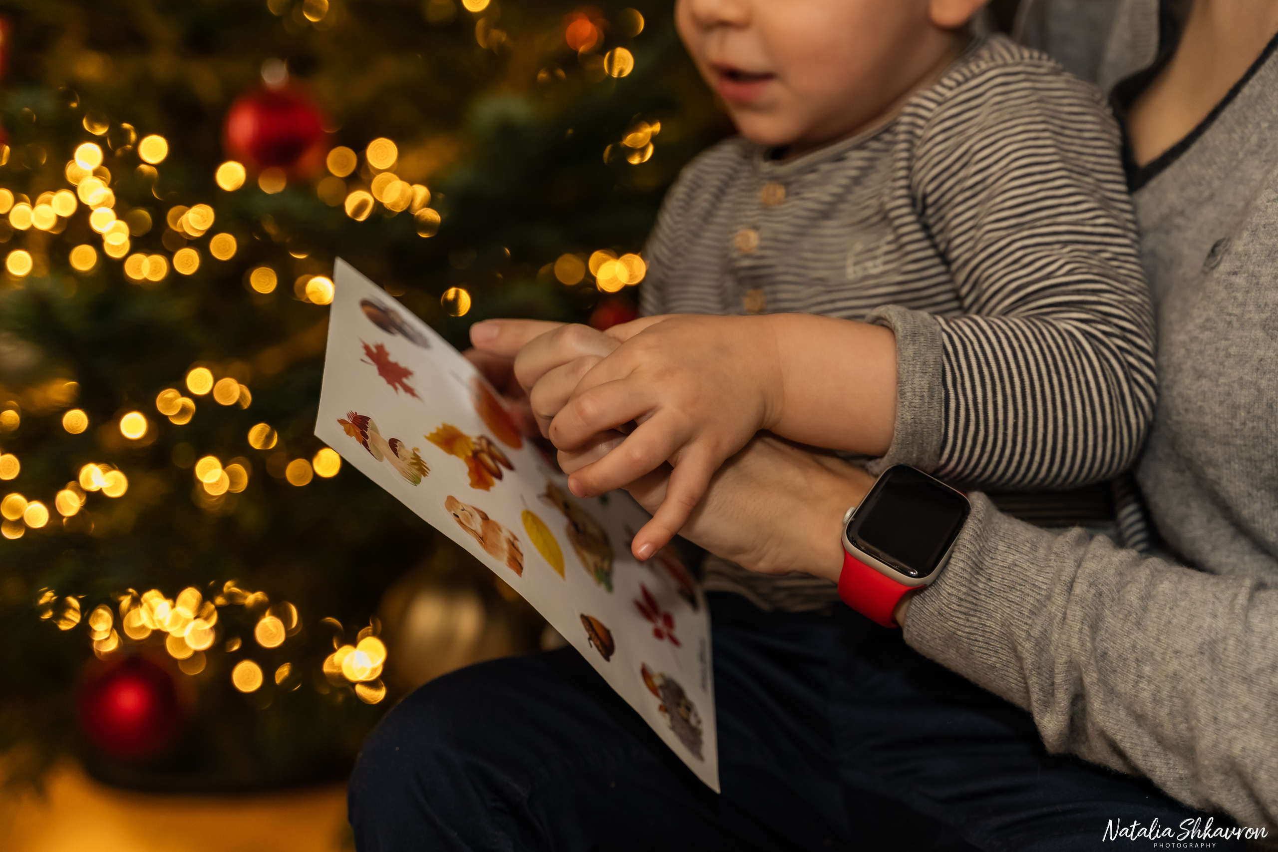 Новорічна фотосесія вдома. Сімейний фотограф Київ Наталія Шкаврон