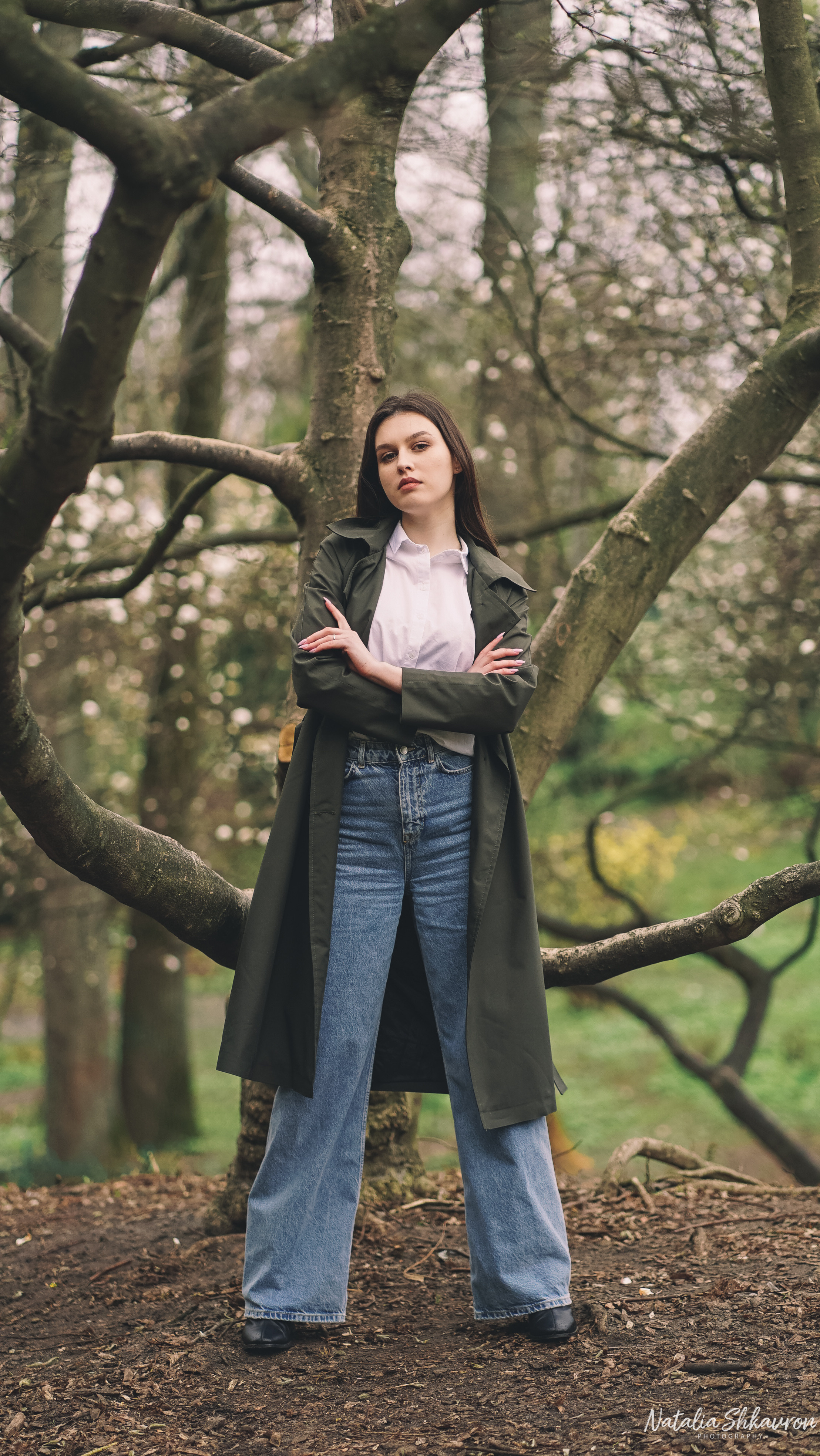 Весняна фотосесія в магноліях. Сімейний фотограф Київ Наталія Шкаврон