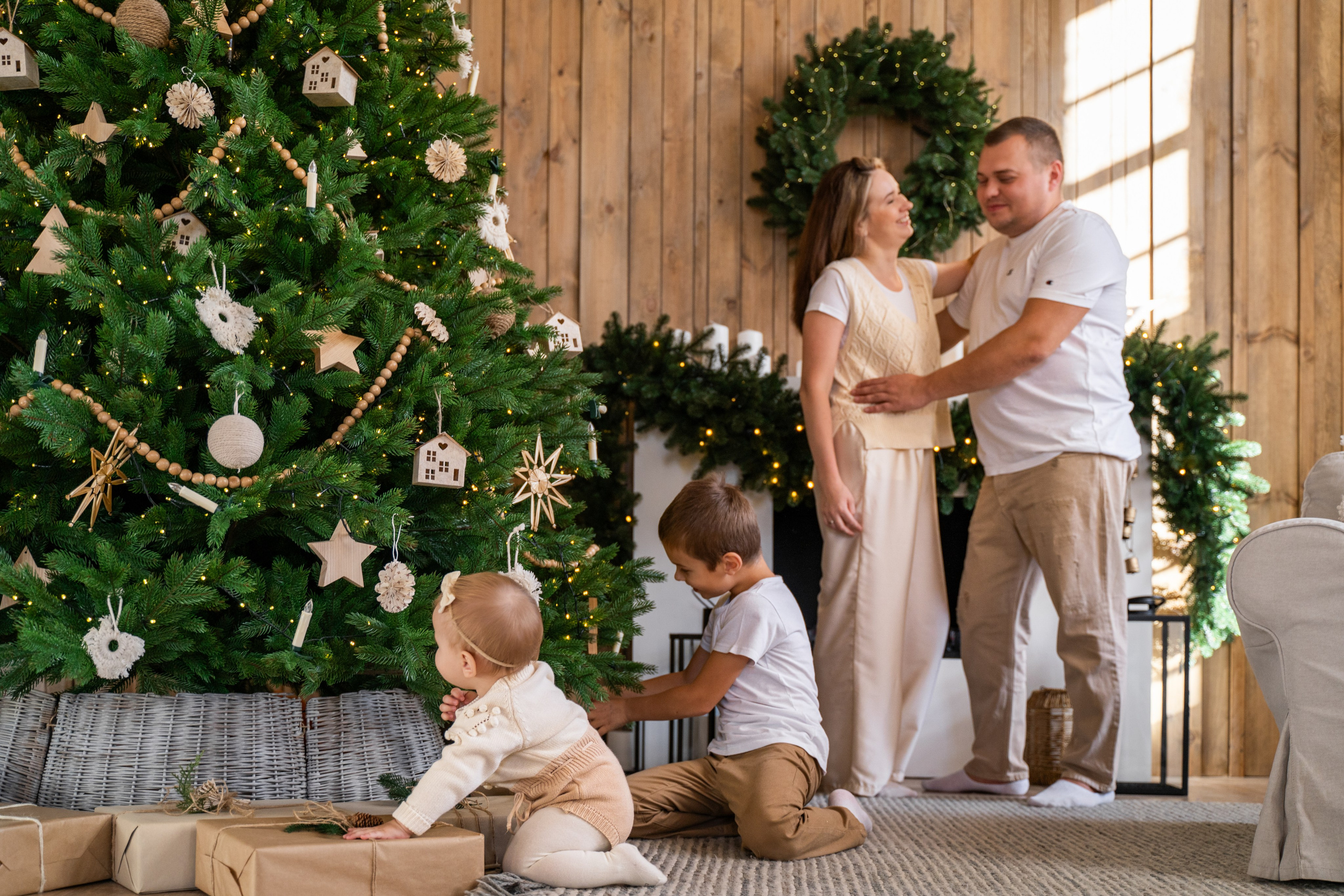 Новорічна фотосесія в студії Київ. Сімейний фотограф Київ Наталія Шкаврон