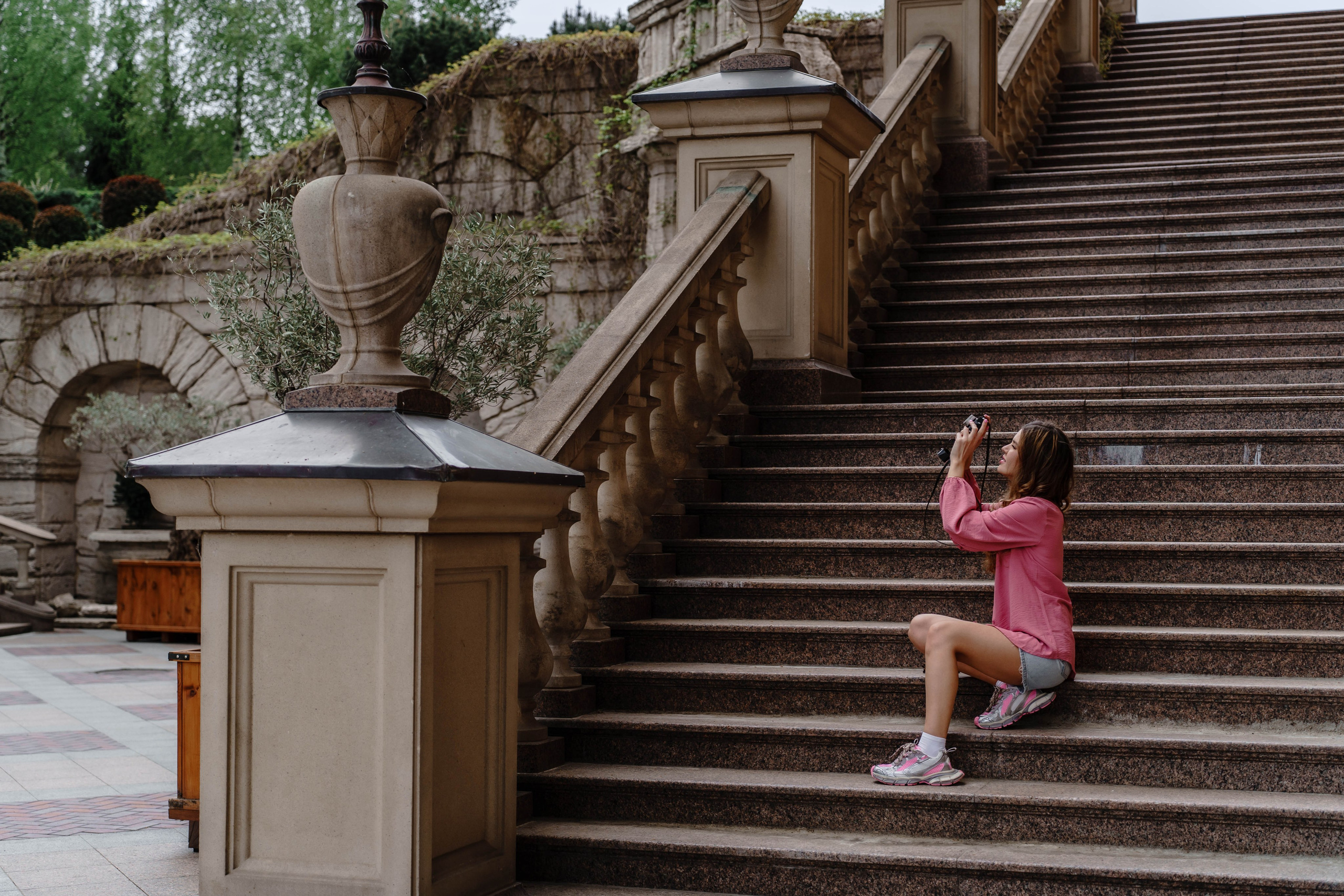 Фотосесія в сакурах. Family photographer in Kiev Natalia Shkavron