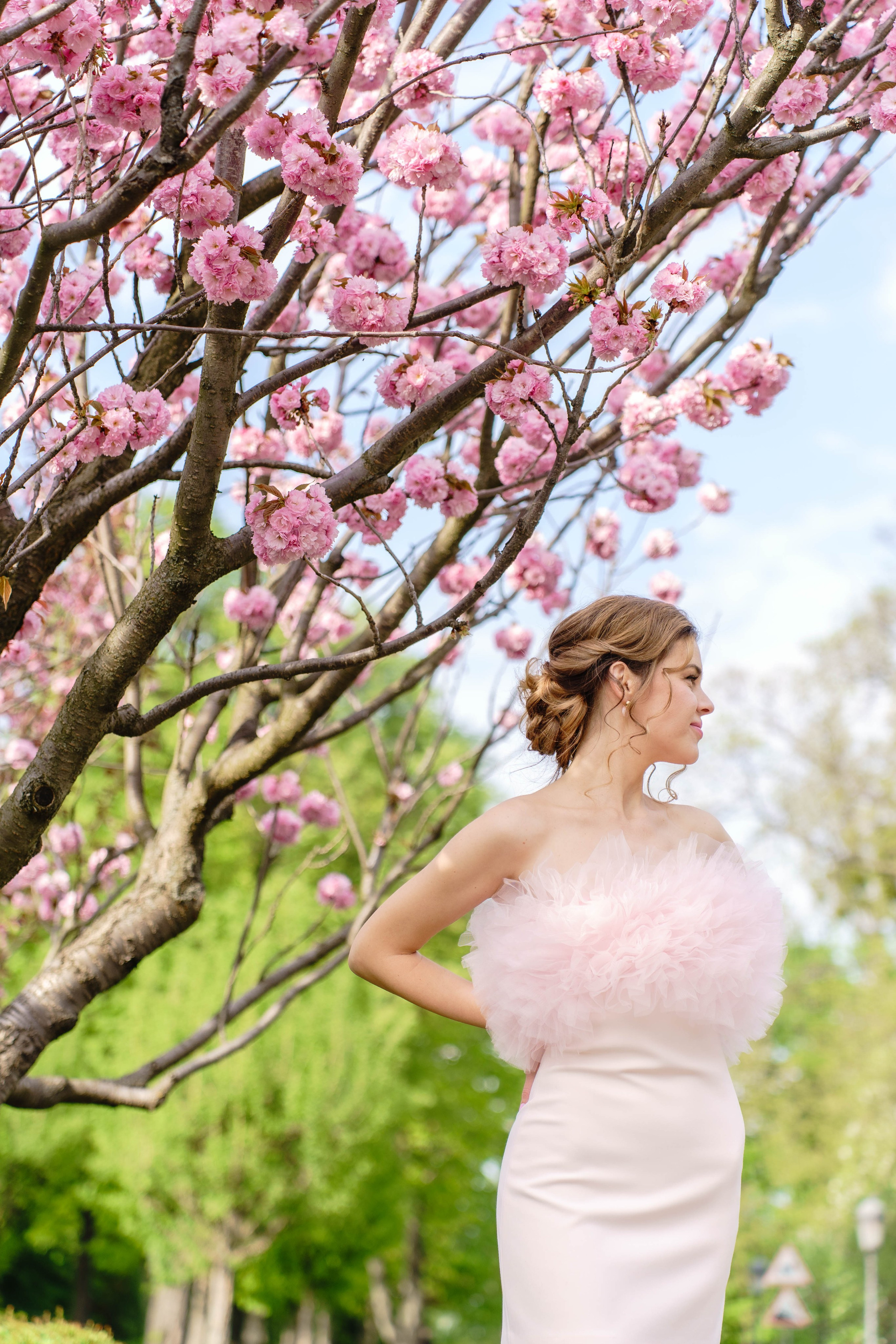 Фотосесія в сакурах. Family photographer in Kiev Natalia Shkavron