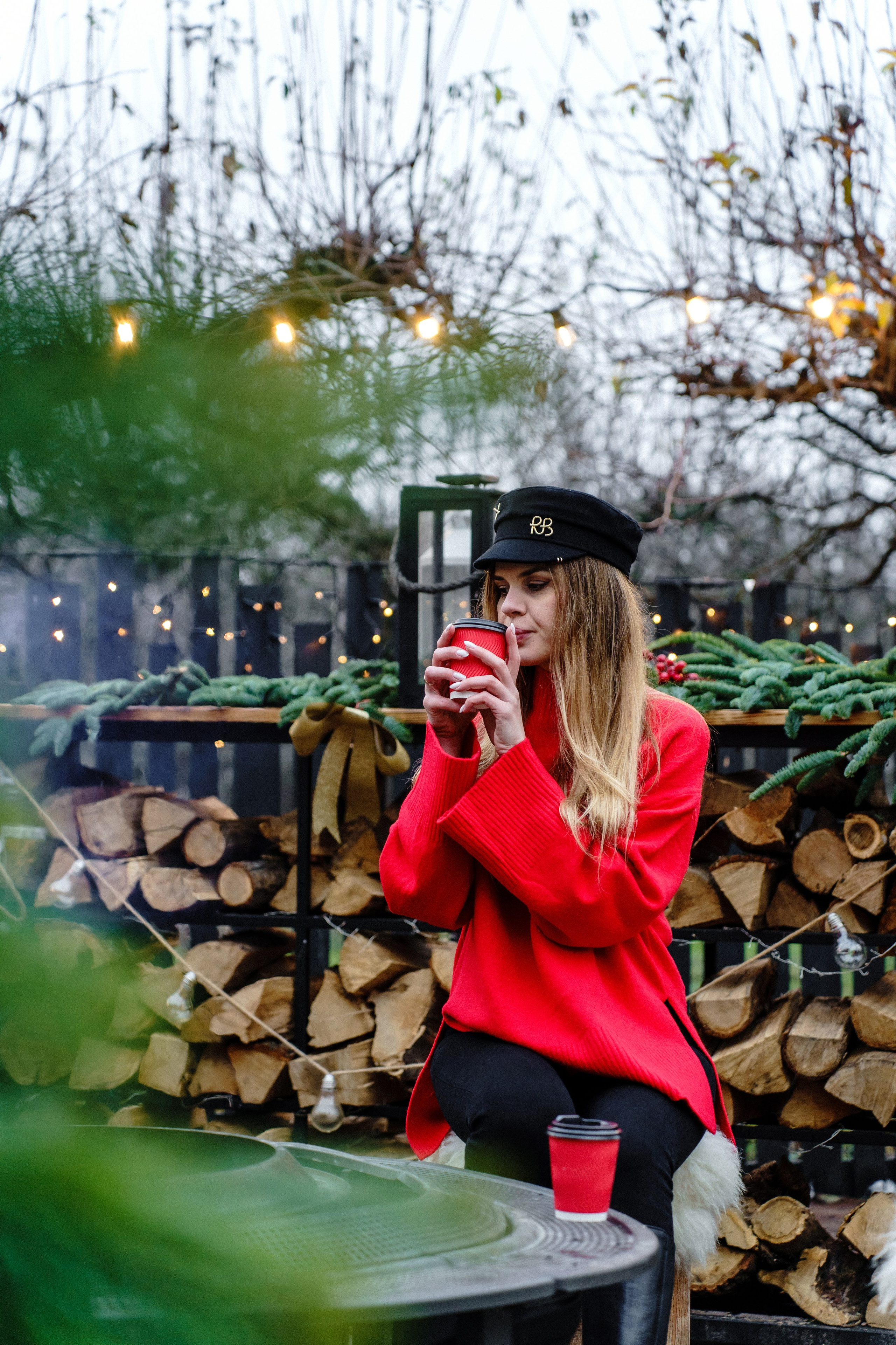 Новорічна індивідуальна фотосесія на ВДНГ. Сімейний фотограф Київ Наталія Шкаврон