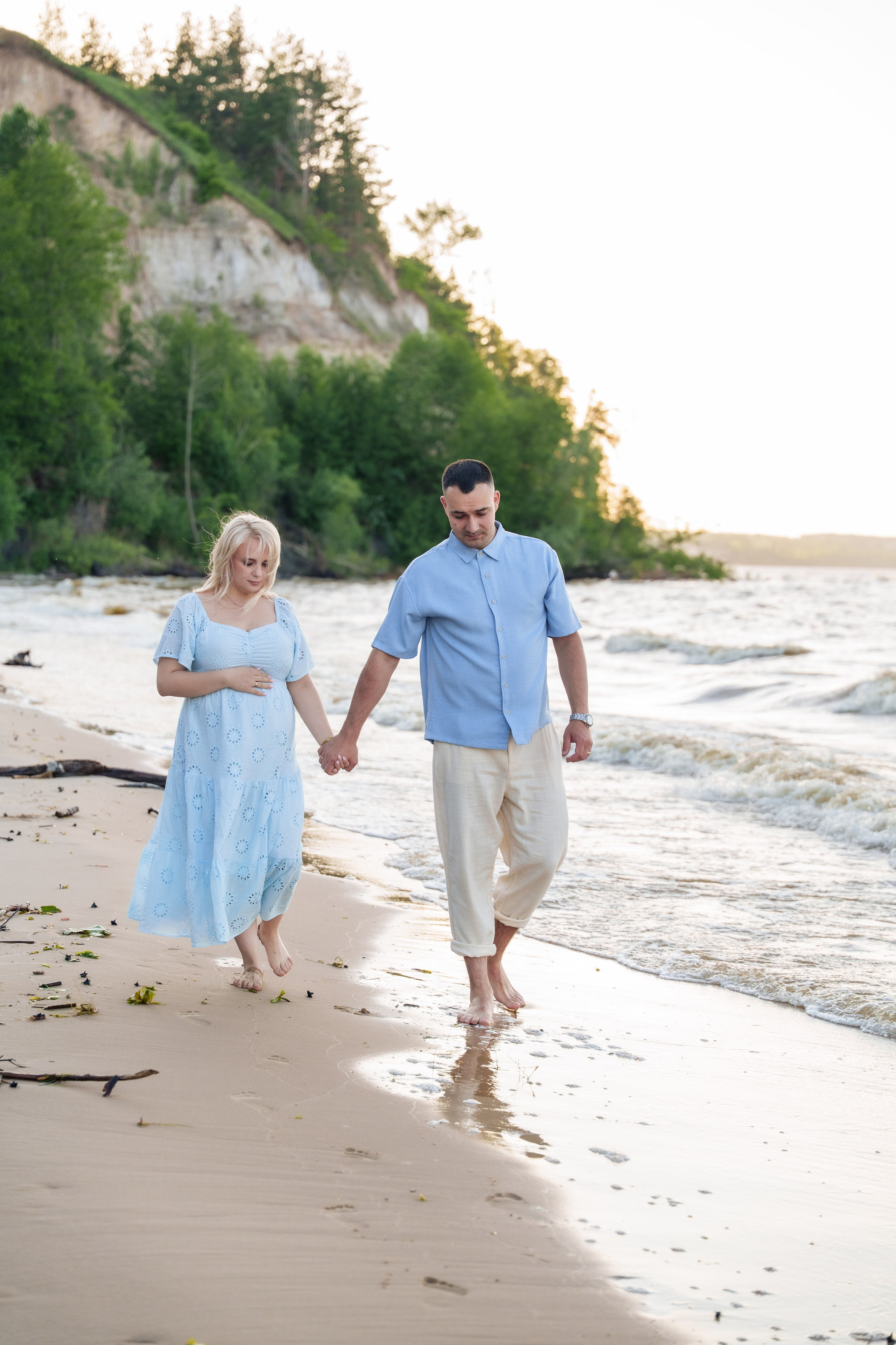 Гендер паті на Київському морі. Family photographer in Kiev Natalia Shkavron