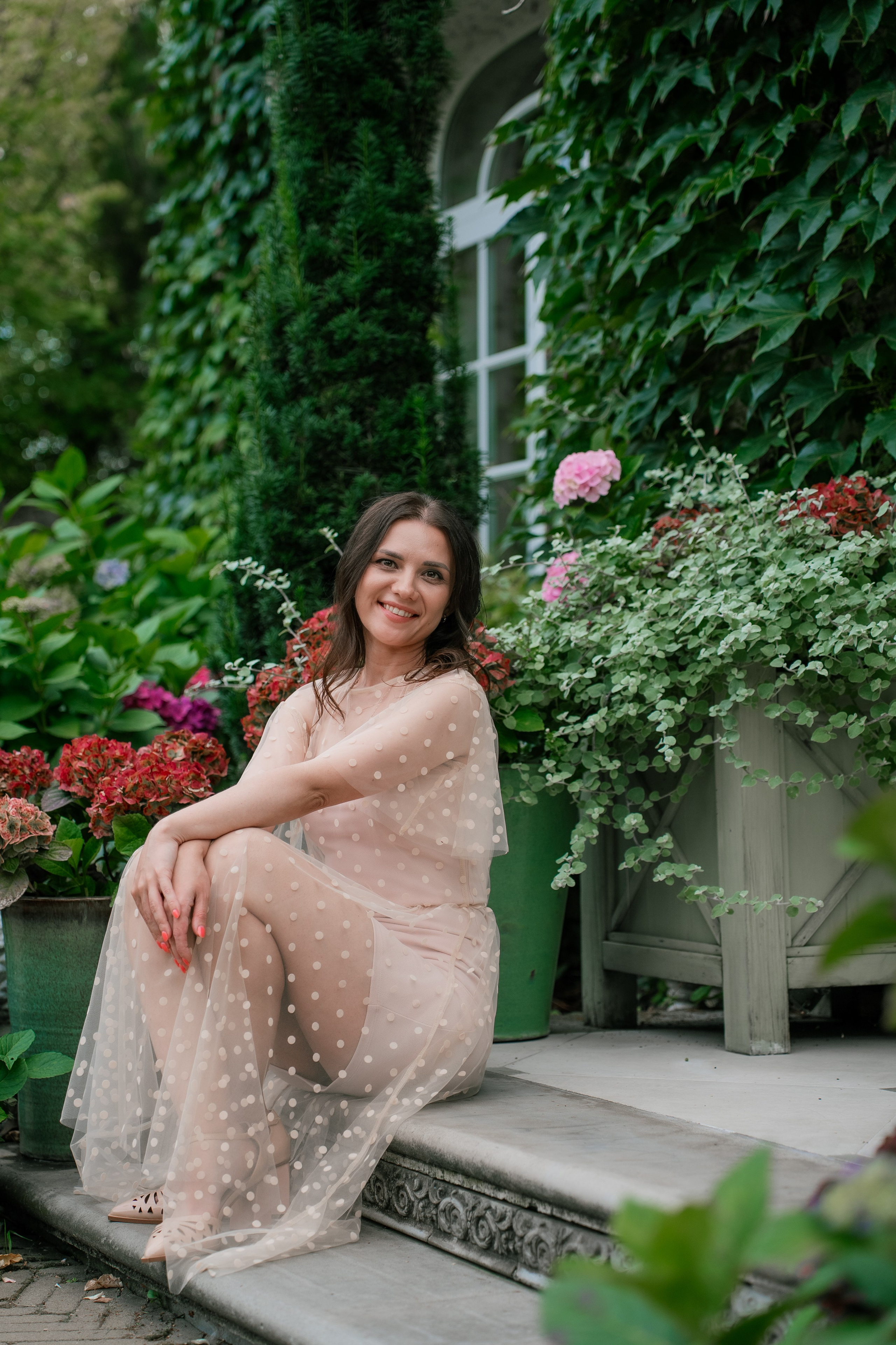 Фотосеся індивідуальна в гортензіях. Сімейний фотограф Київ Наталія Шкаврон