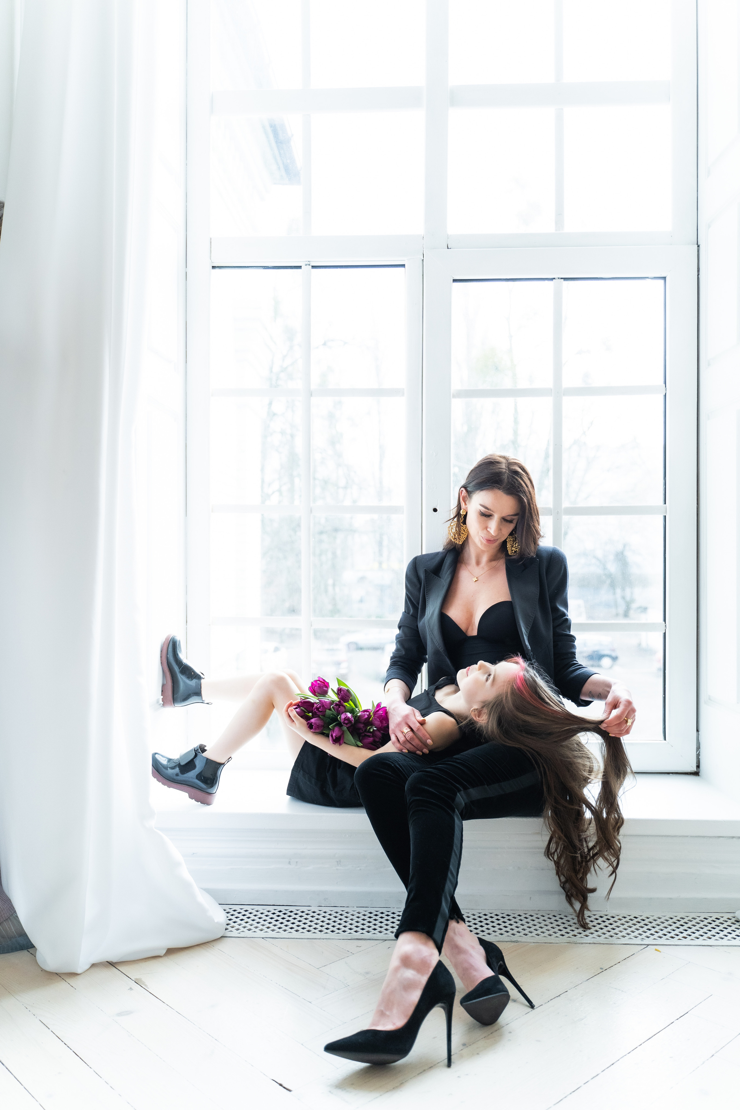 Фотосесія мама та доня до дня 8 березня. Family photographer in Kiev Natalia Shkavron