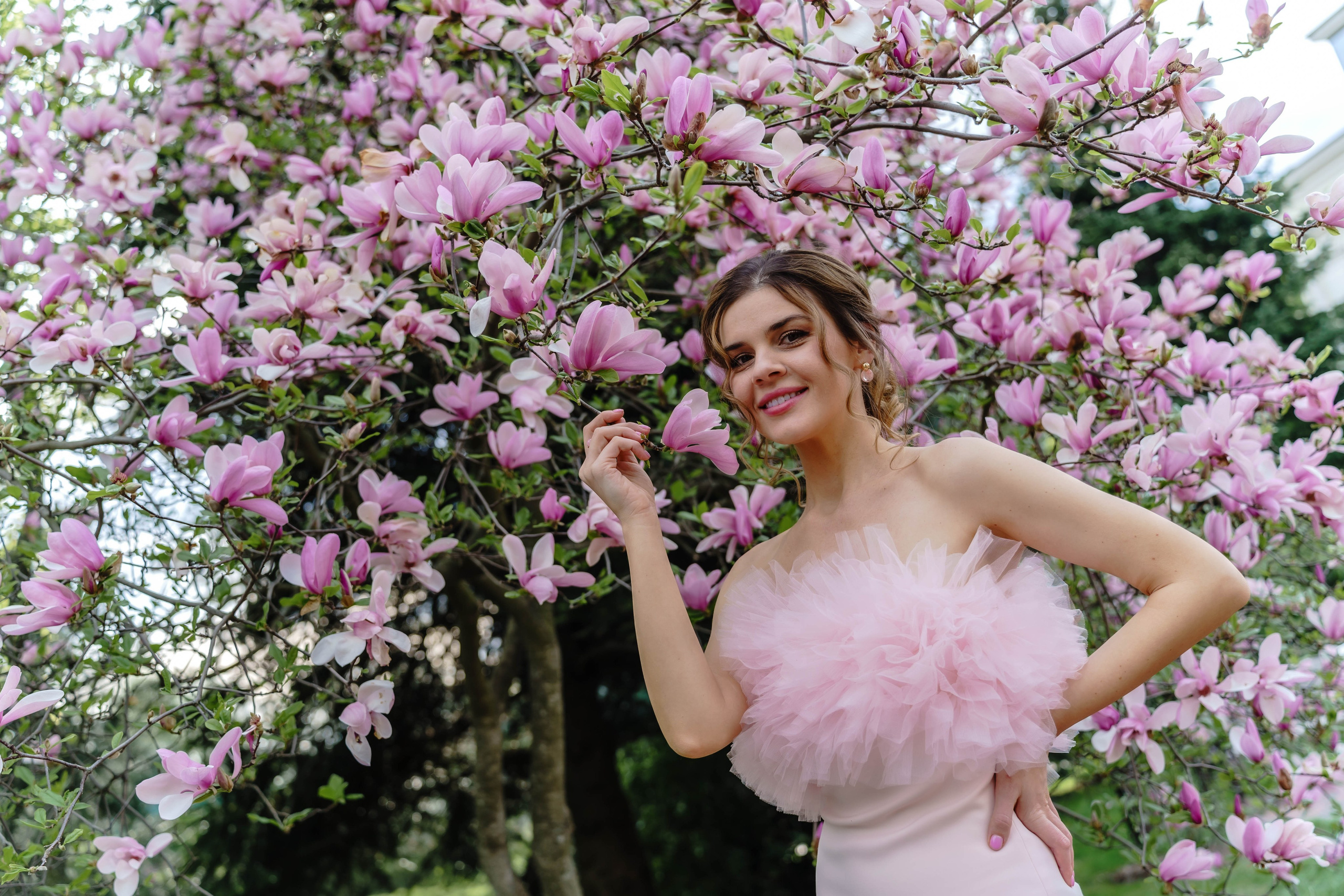 Фотосесія в магноліях. Сімейний фотограф Київ Наталія Шкаврон