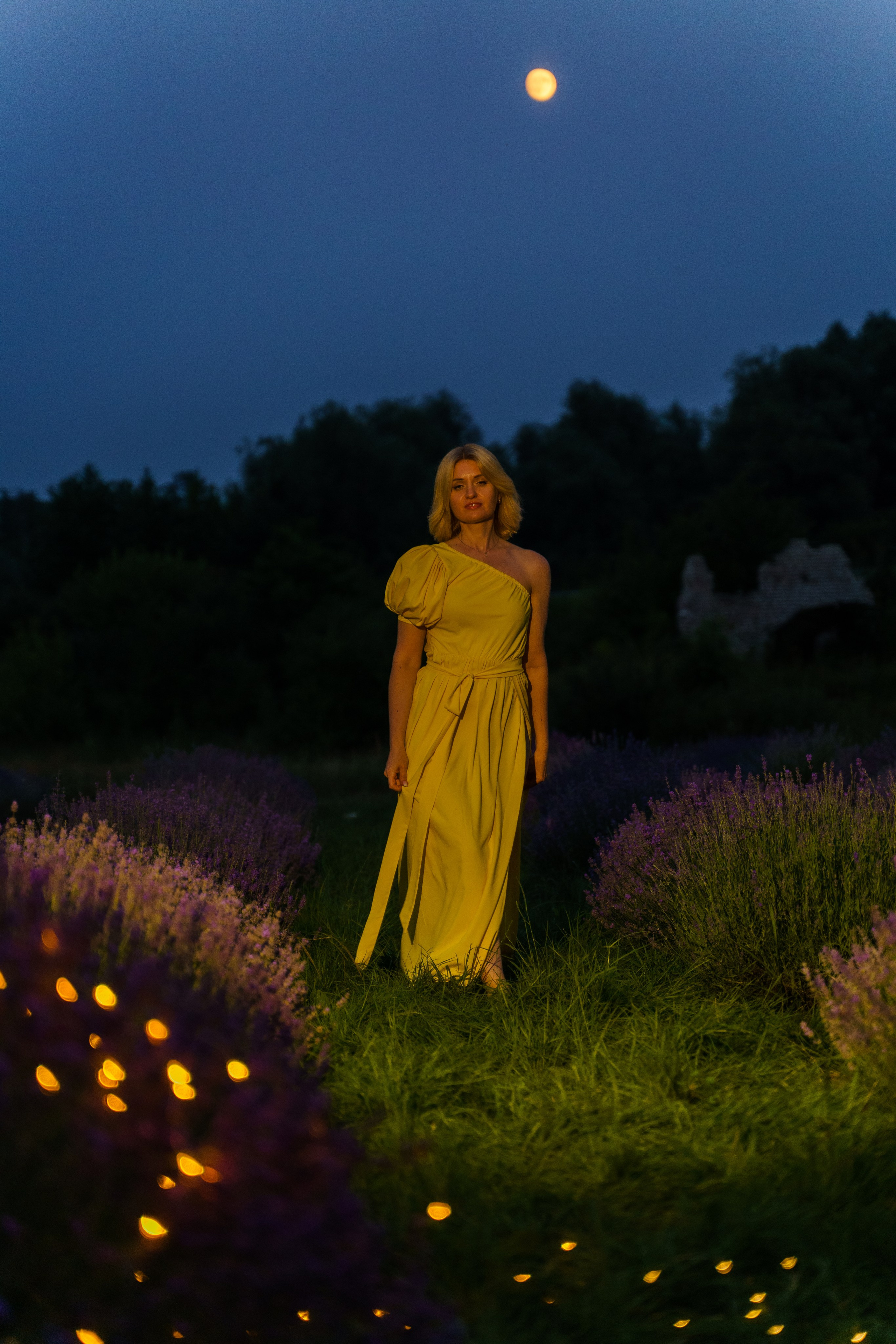 лаванда, фотосесія, київ ,фотограф Городок, фотосесія в жовтій сукні в лаванді