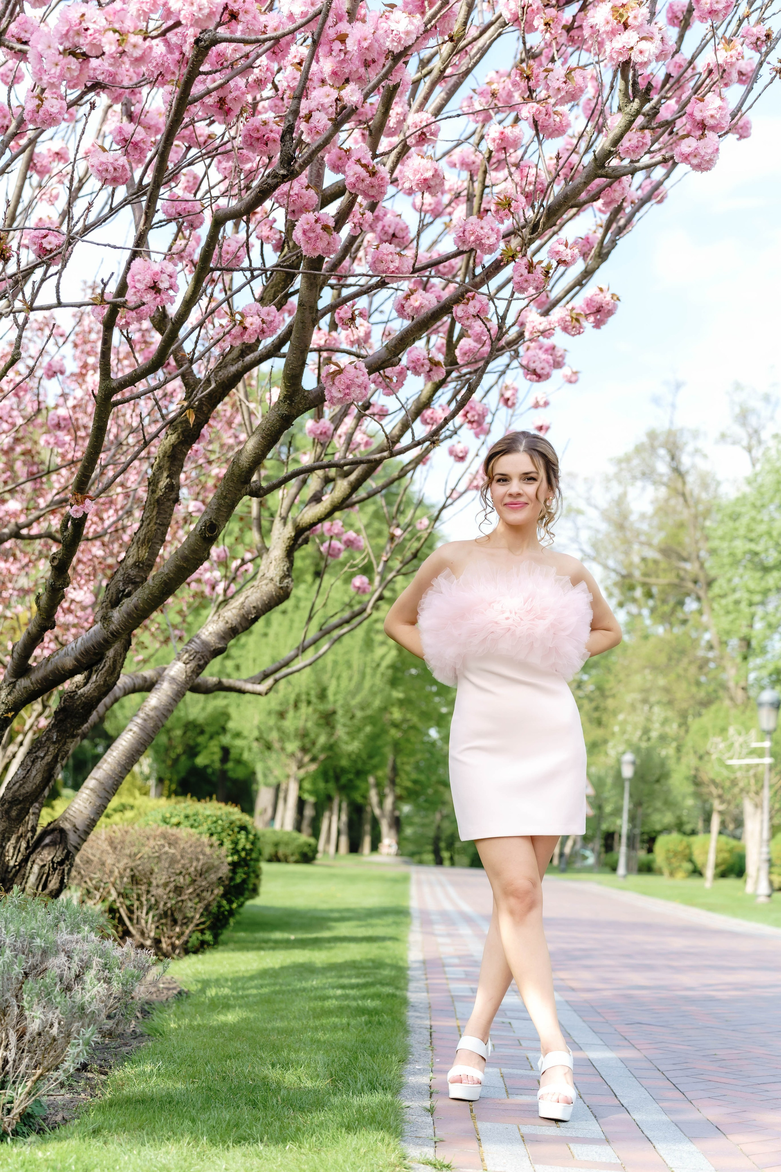 Фотосесія в сакурах. Family photographer in Kiev Natalia Shkavron