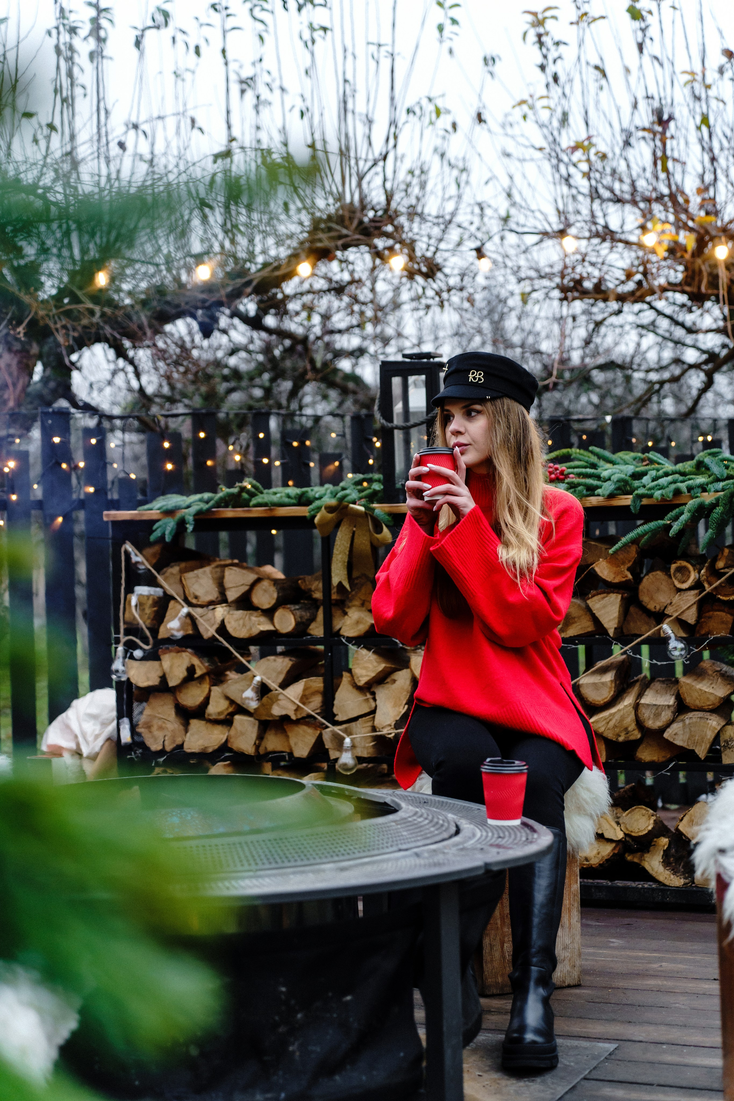 Новорічна індивідуальна фотосесія на ВДНГ. Сімейний фотограф Київ Наталія Шкаврон