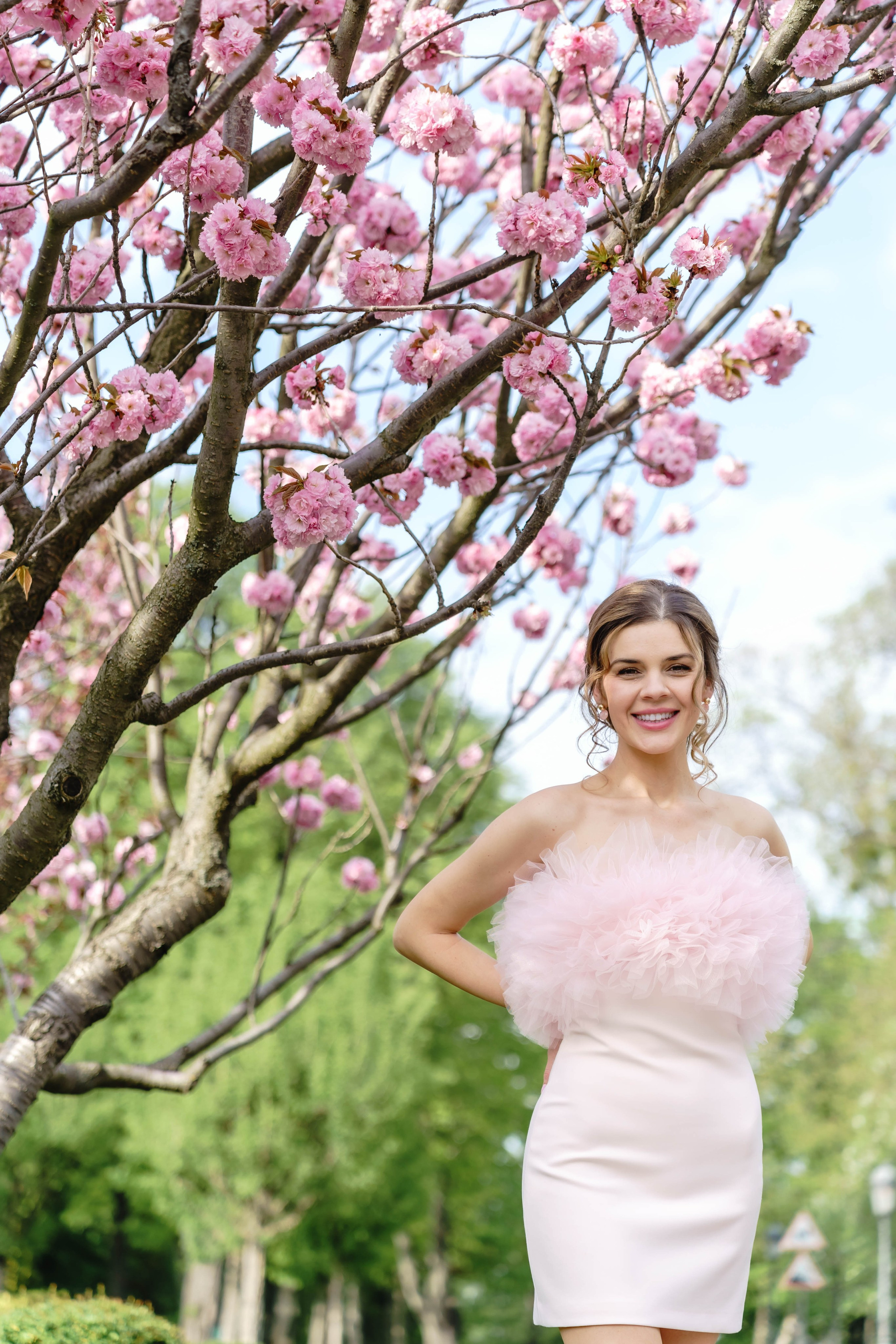 Фотосесія в сакурах. Family photographer in Kiev Natalia Shkavron