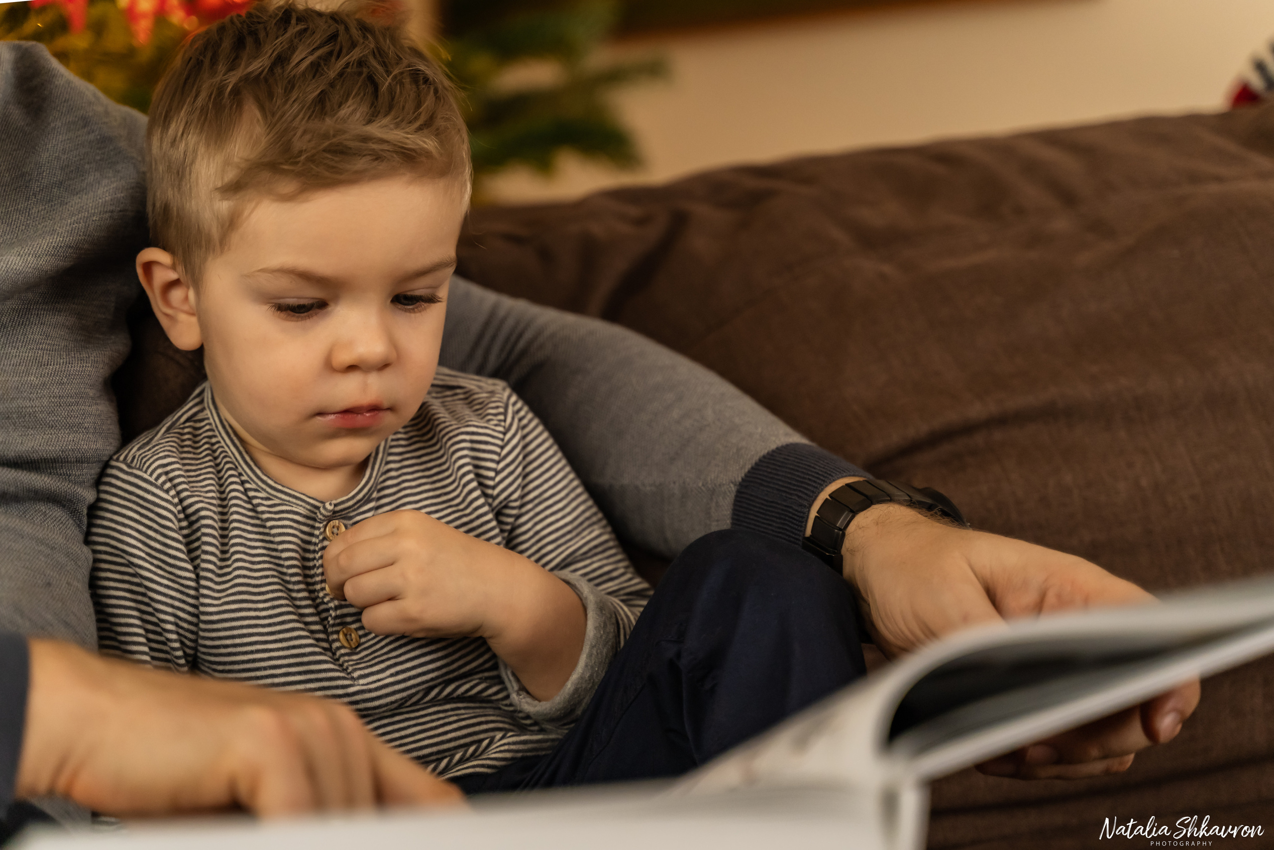 Новорічна фотосесія вдома. Сімейний фотограф Київ Наталія Шкаврон