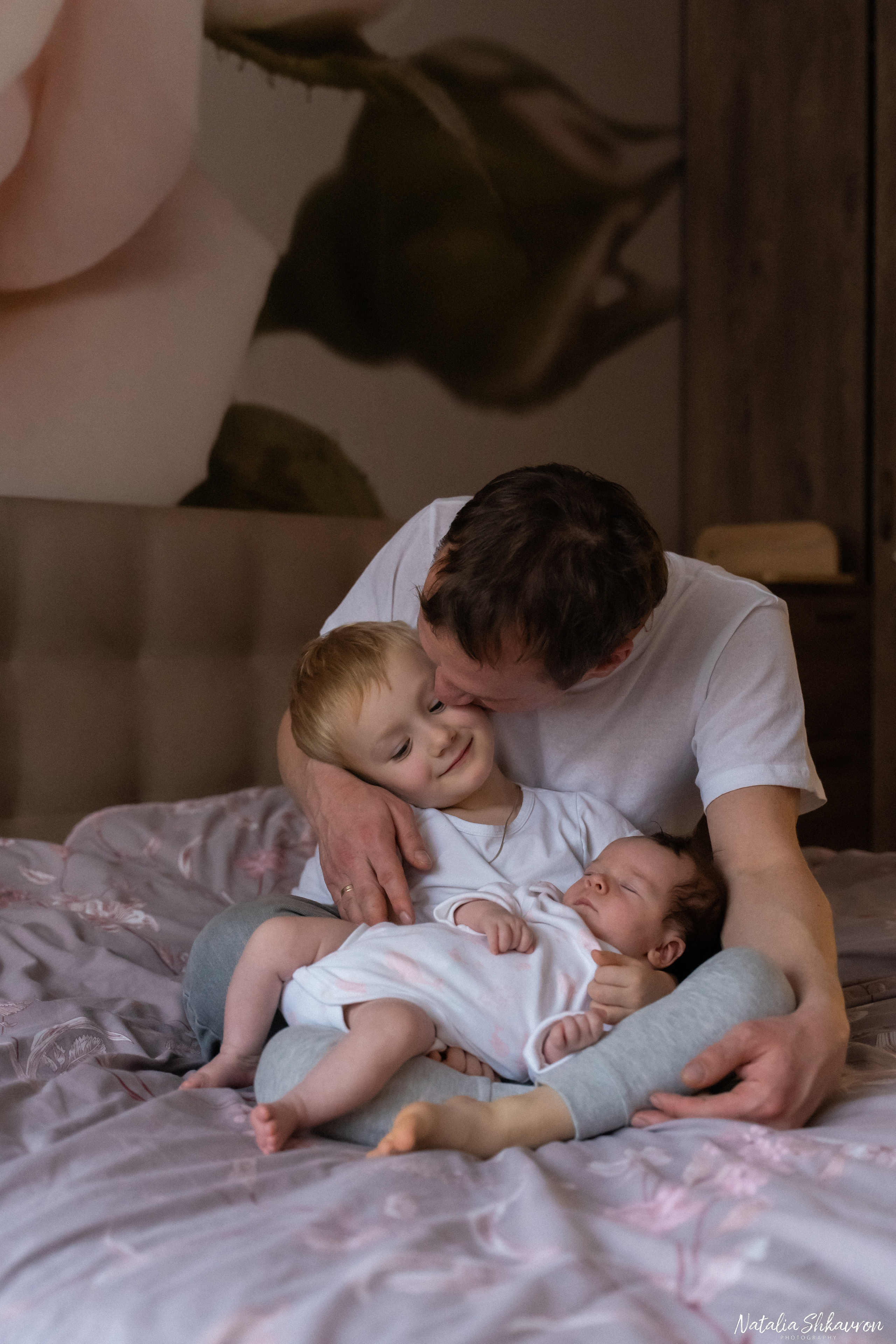 сімейна домашня фотосесія