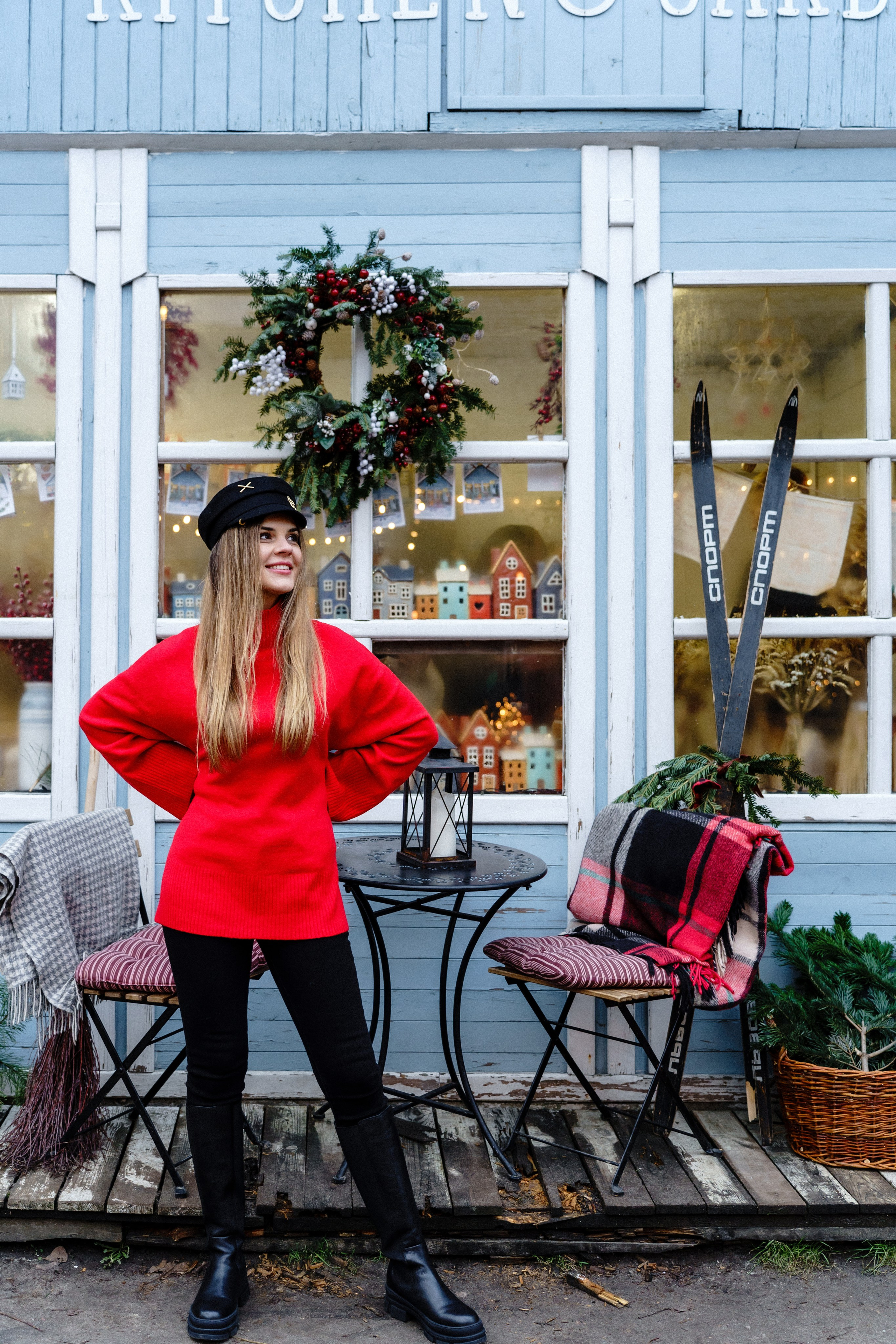 Новорічна індивідуальна фотосесія на ВДНГ. Сімейний фотограф Київ Наталія Шкаврон