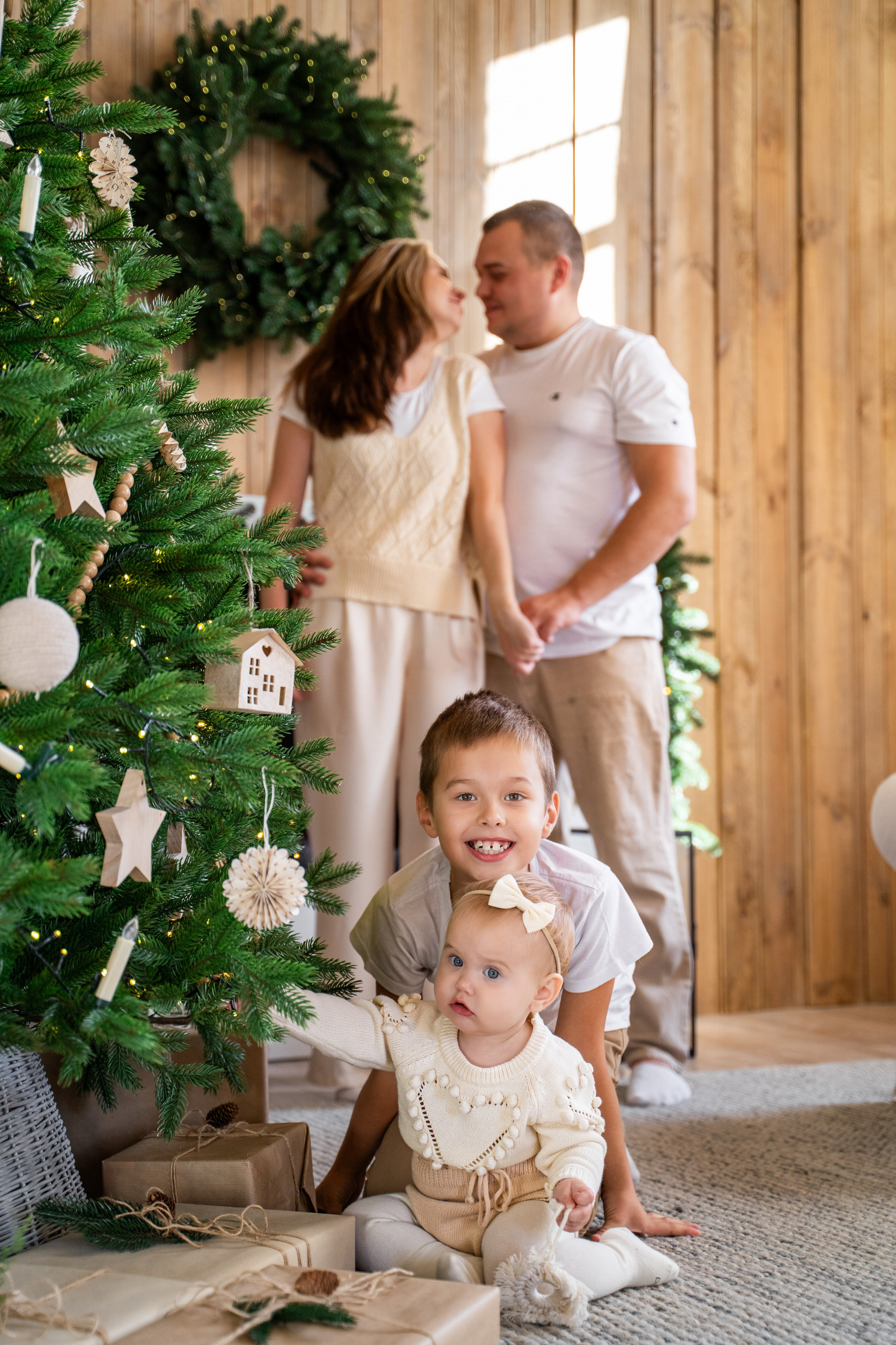 Новорічна фотосесія в студії Київ. Сімейний фотограф Київ Наталія Шкаврон