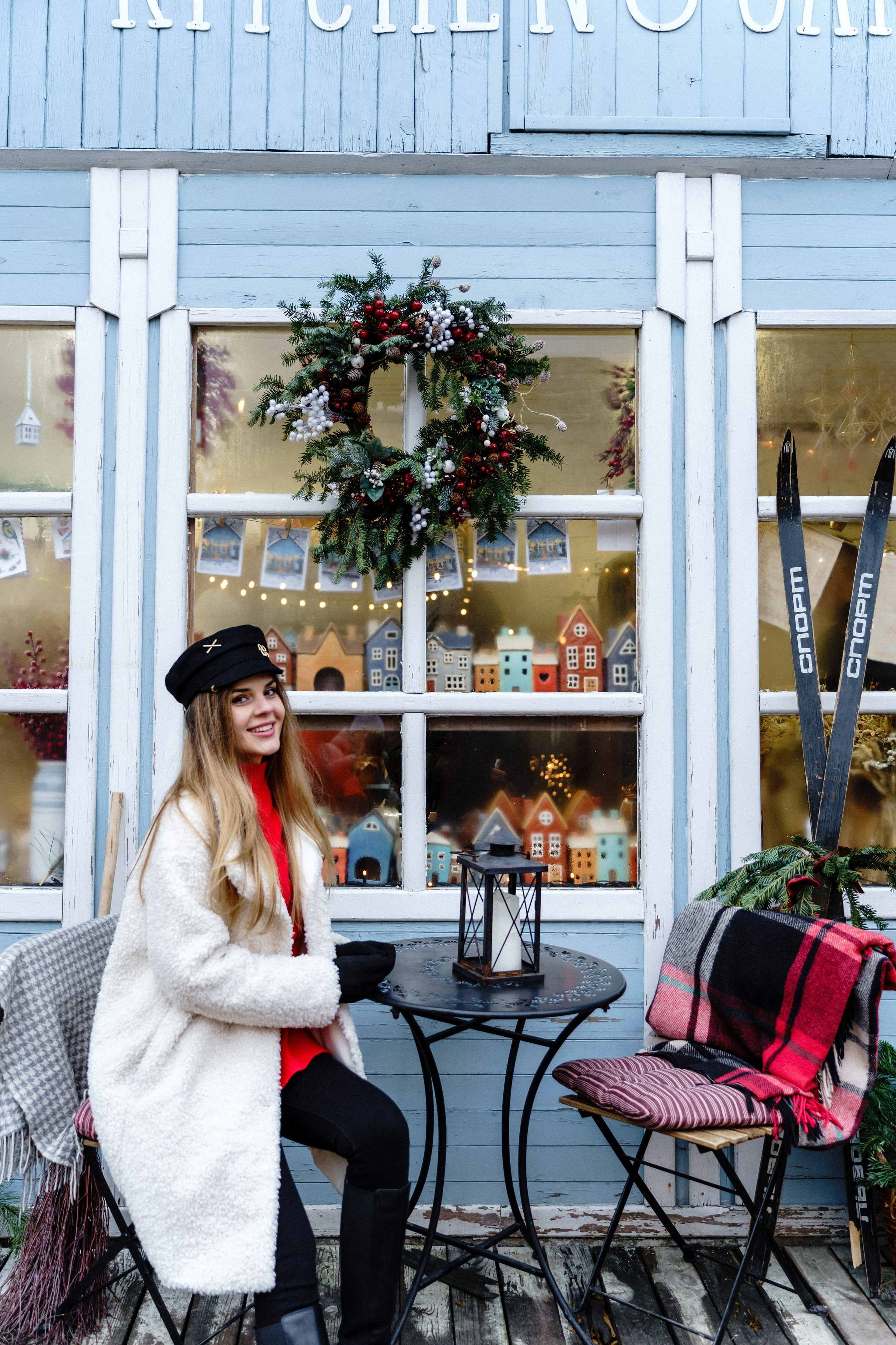 Новорічна індивідуальна фотосесія на ВДНГ. Сімейний фотограф Київ Наталія Шкаврон