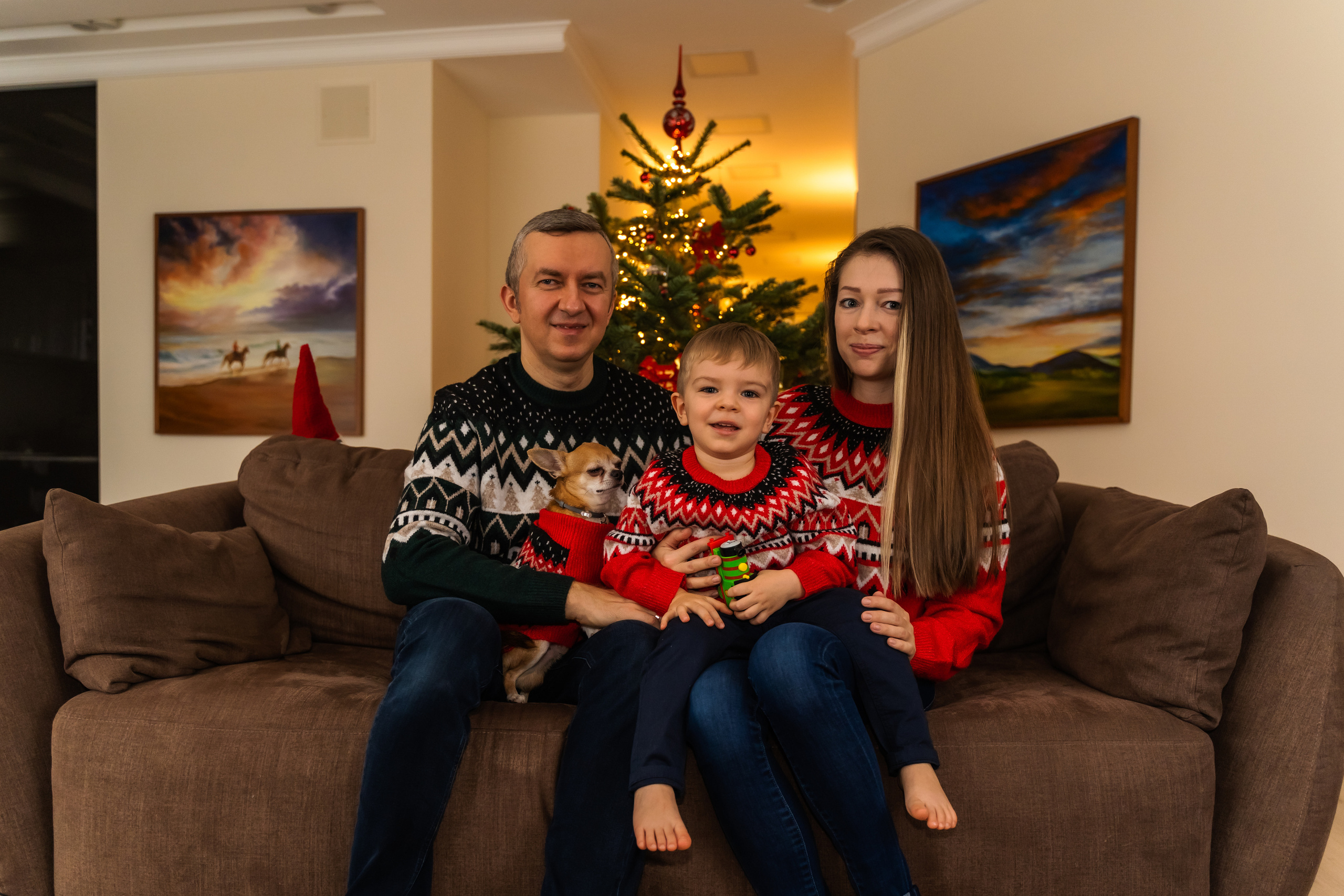 Новорічна домашня фотосесія. Сімейний фотограф Київ Наталія Шкаврон