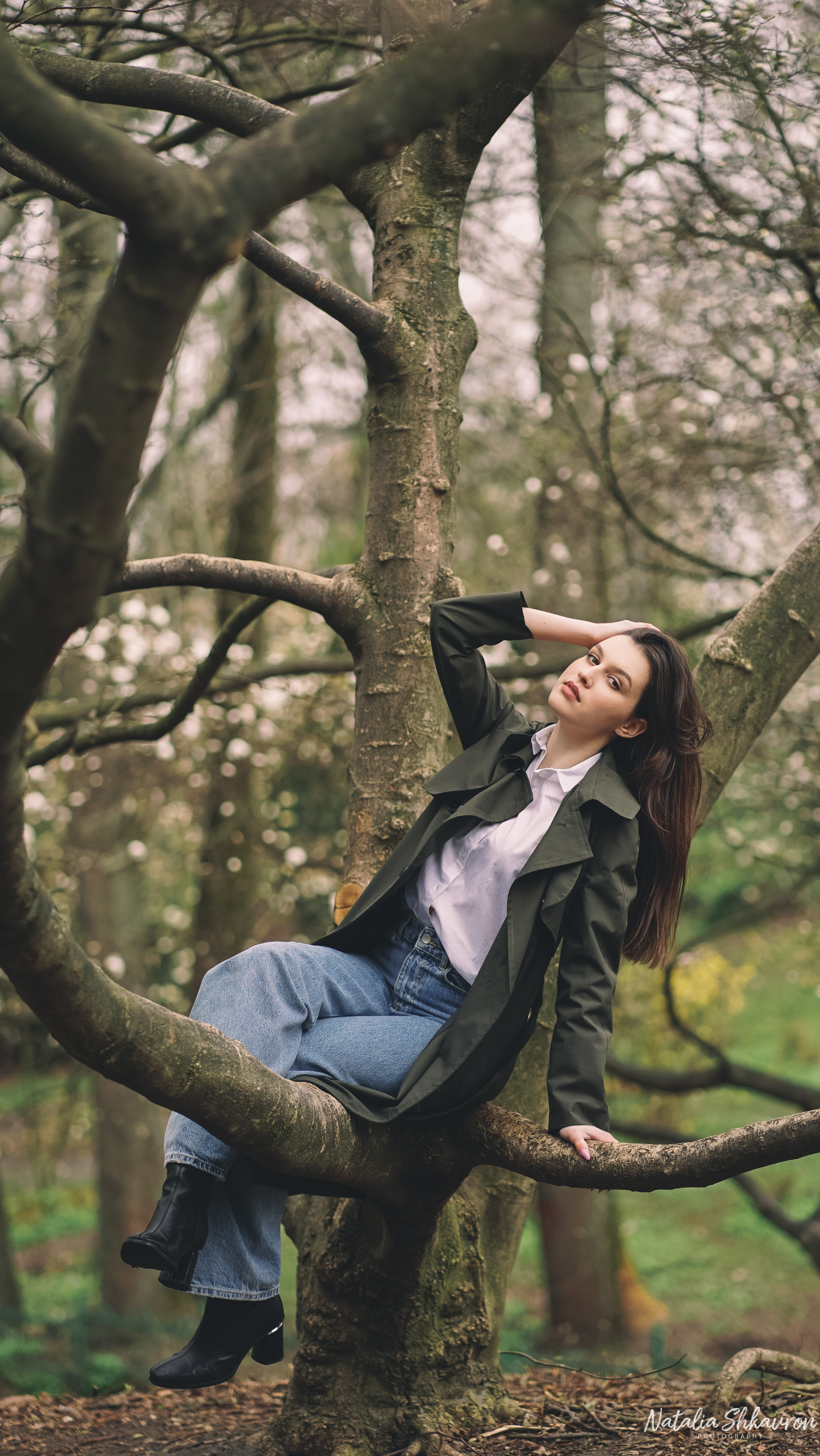 Весняна фотосесія в магноліях. Сімейний фотограф Київ Наталія Шкаврон