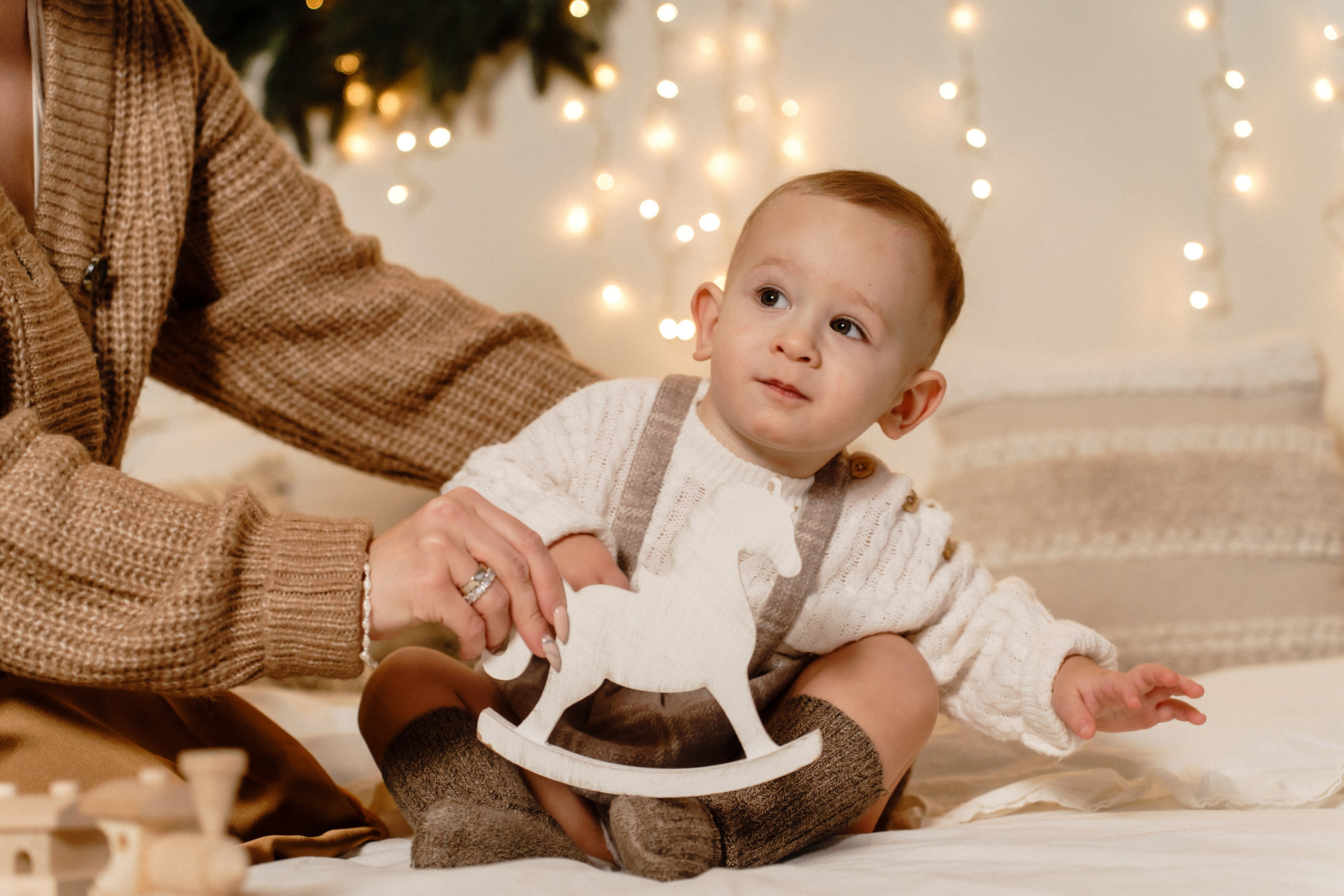 Новорічна фотосесія мами та сина. Family photographer in Kiev Natalia Shkavron