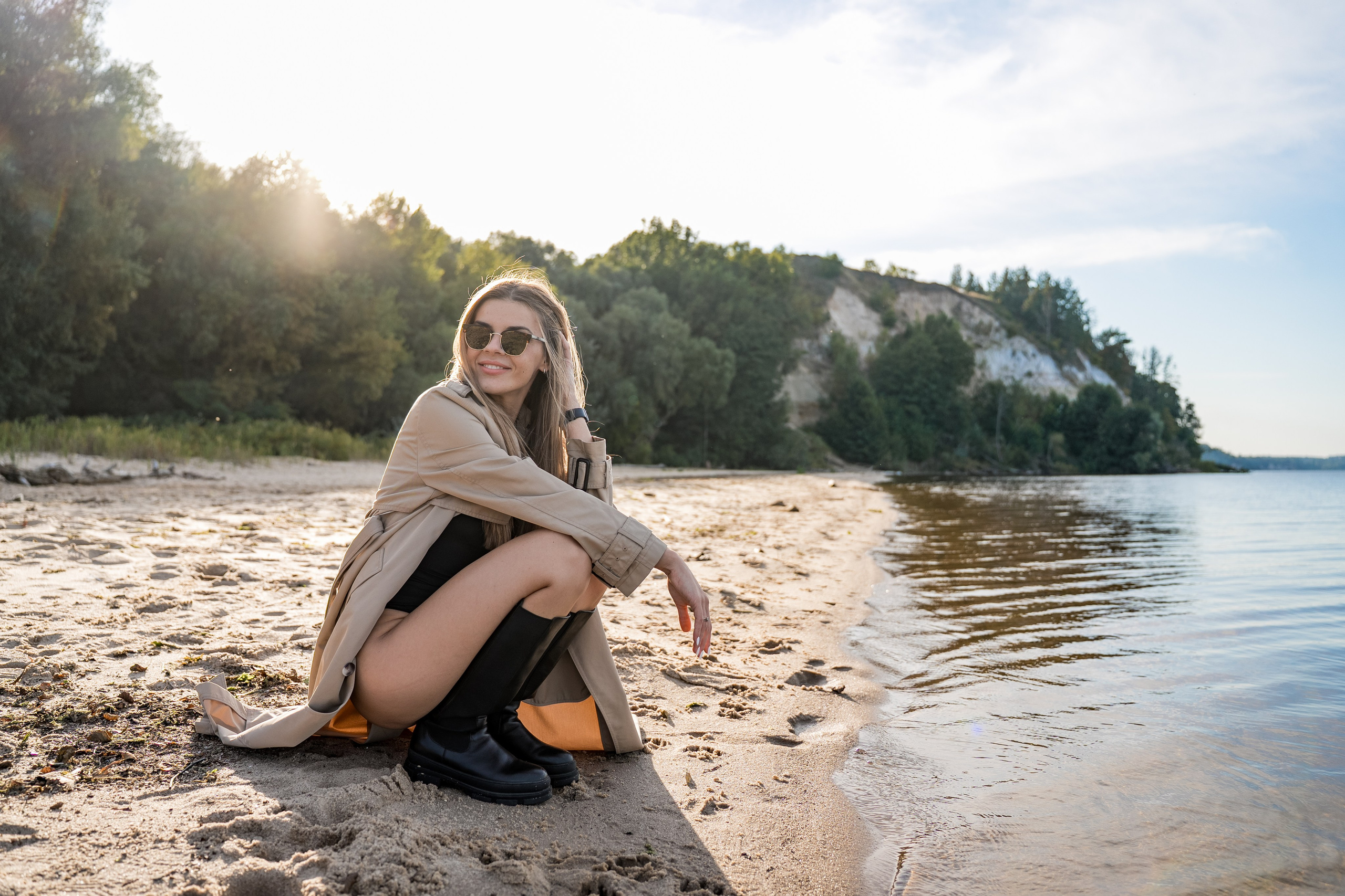 Індивідуальна фотосесія на Київському морі. Сімейний фотограф Київ Наталія Шкаврон