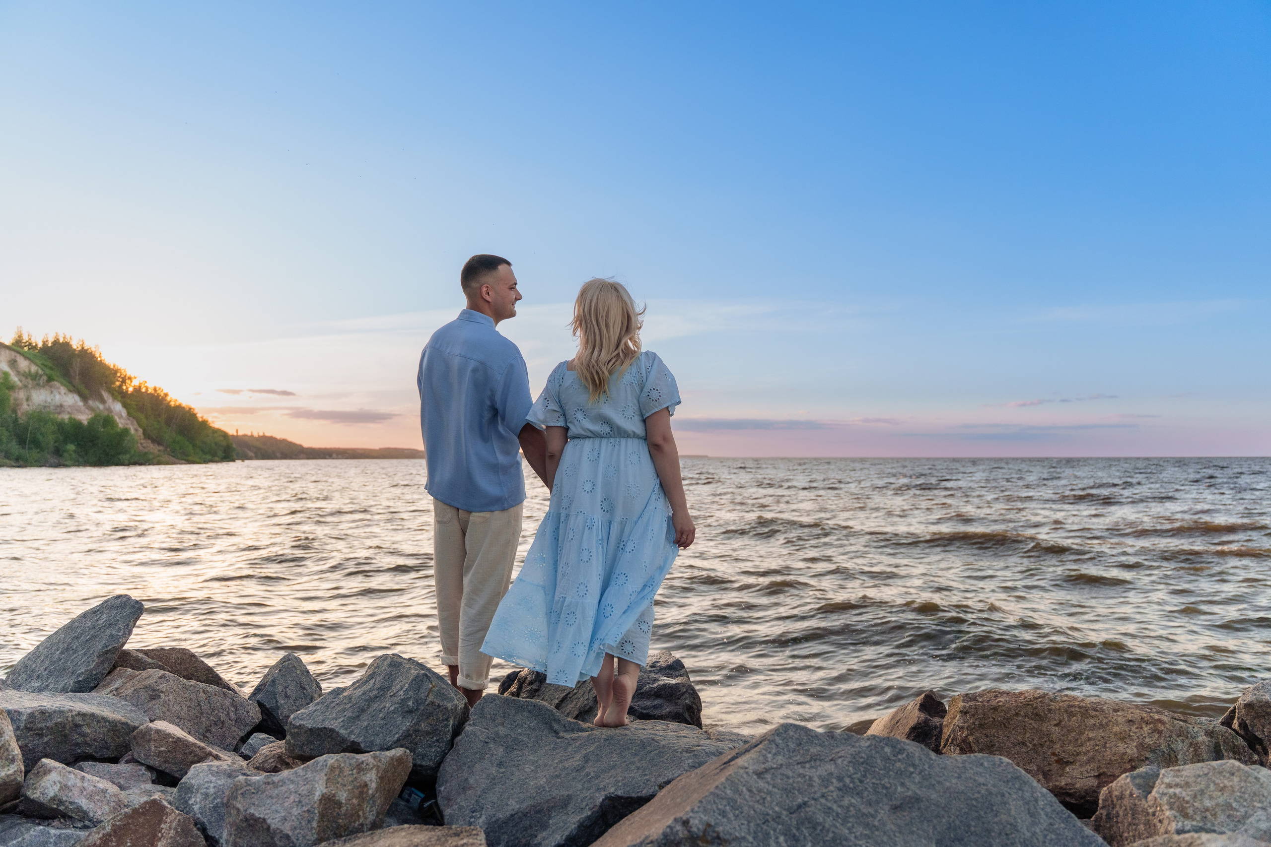 Гендер паті на Київському морі. Family photographer in Kiev Natalia Shkavron