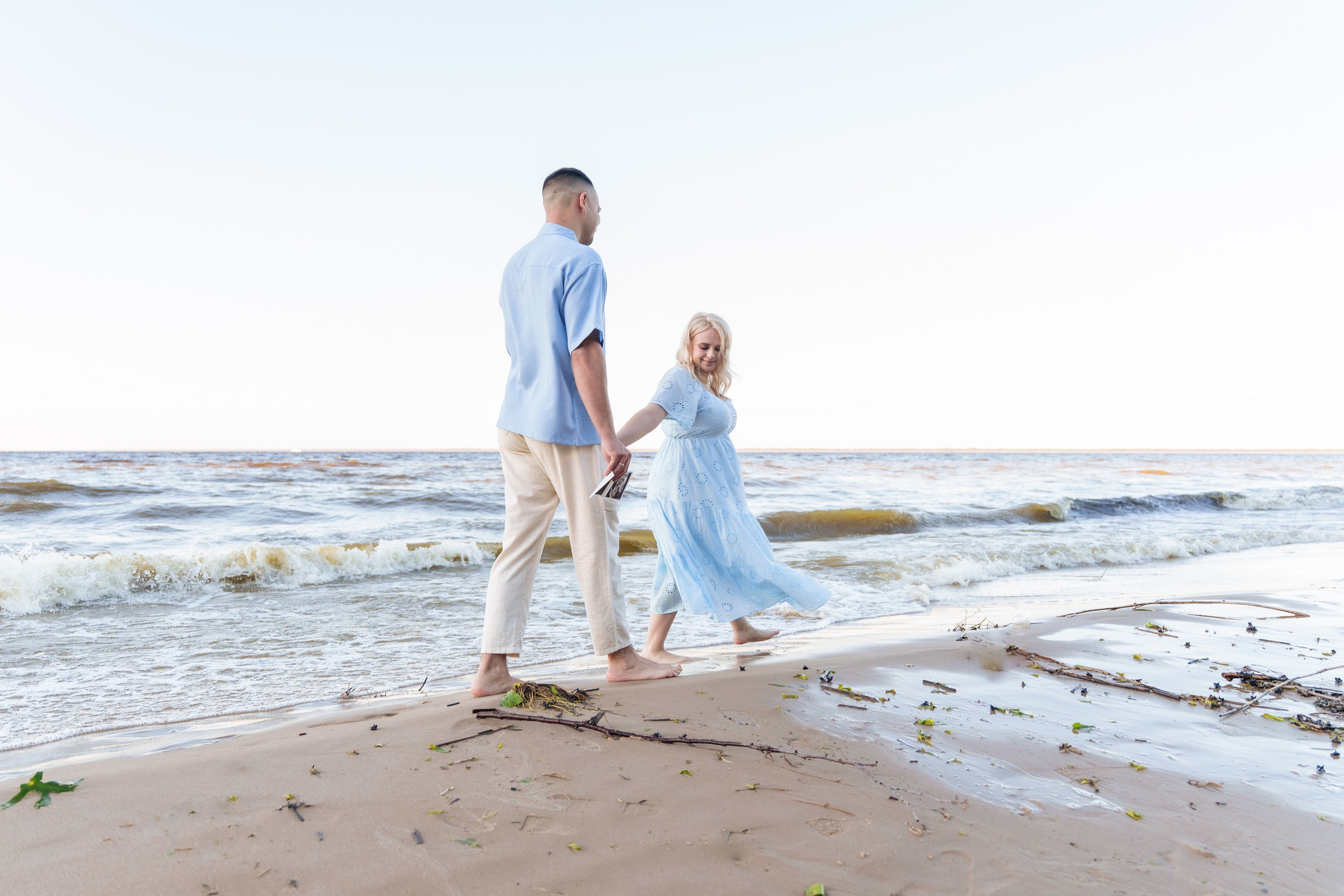Гендер паті на Київському морі. Family photographer in Kiev Natalia Shkavron