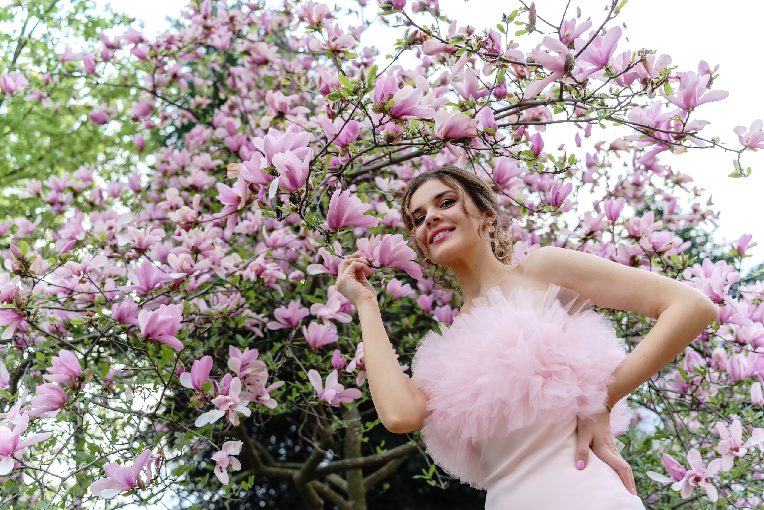 Фотосесія в магноліях. Сімейний фотограф Київ Наталія Шкаврон