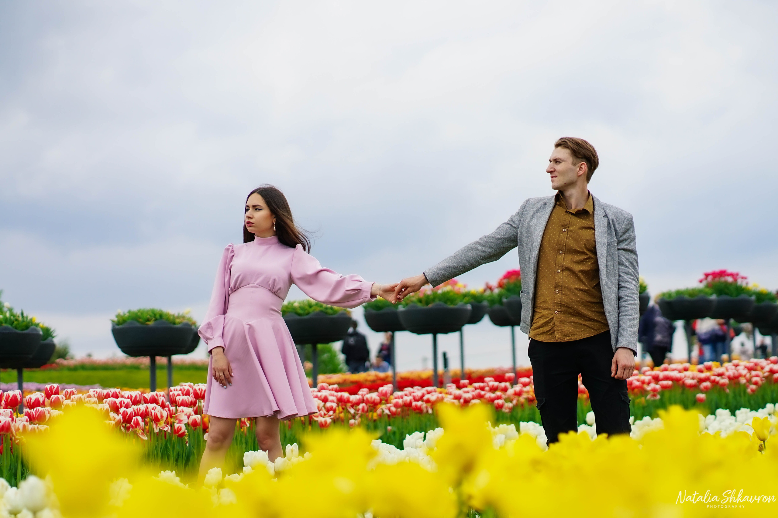 фотосесія в добропарку, фотосесія в тюльпанах, лав стори, фотограф київ, фотограф добропарк, 