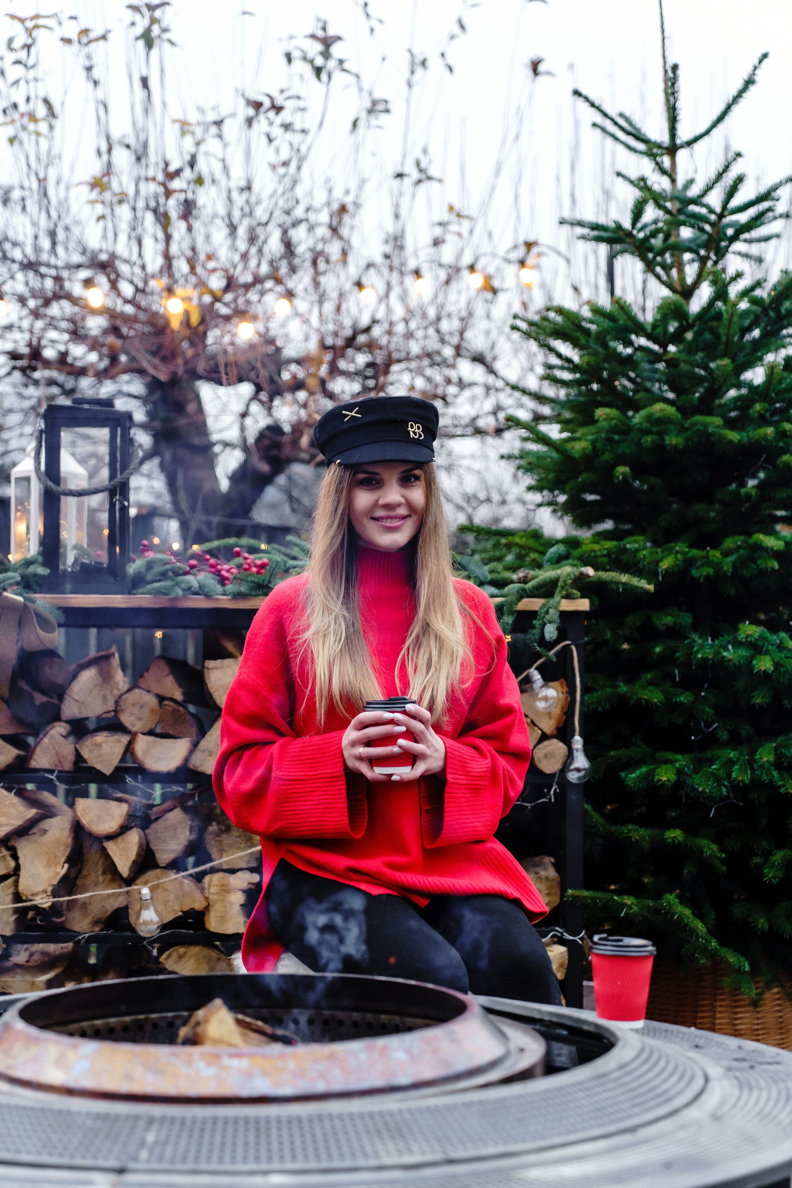 Новорічна індивідуальна фотосесія на ВДНГ. Сімейний фотограф Київ Наталія Шкаврон