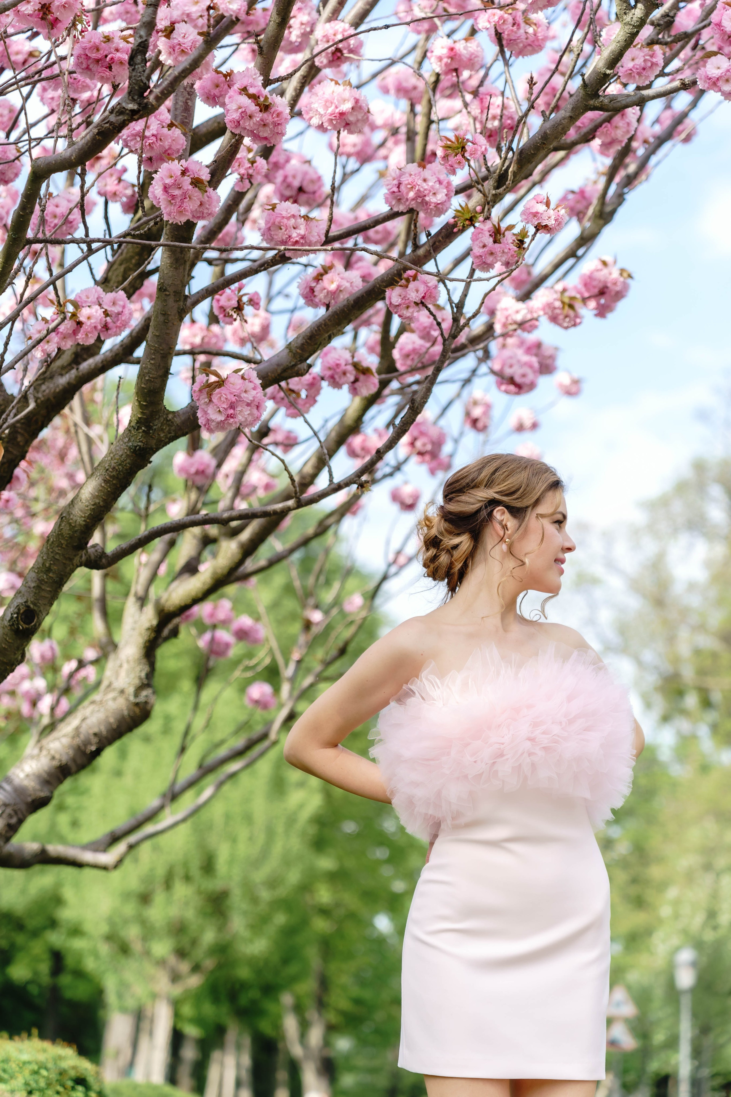 Фотосесія в сакурах. Family photographer in Kiev Natalia Shkavron