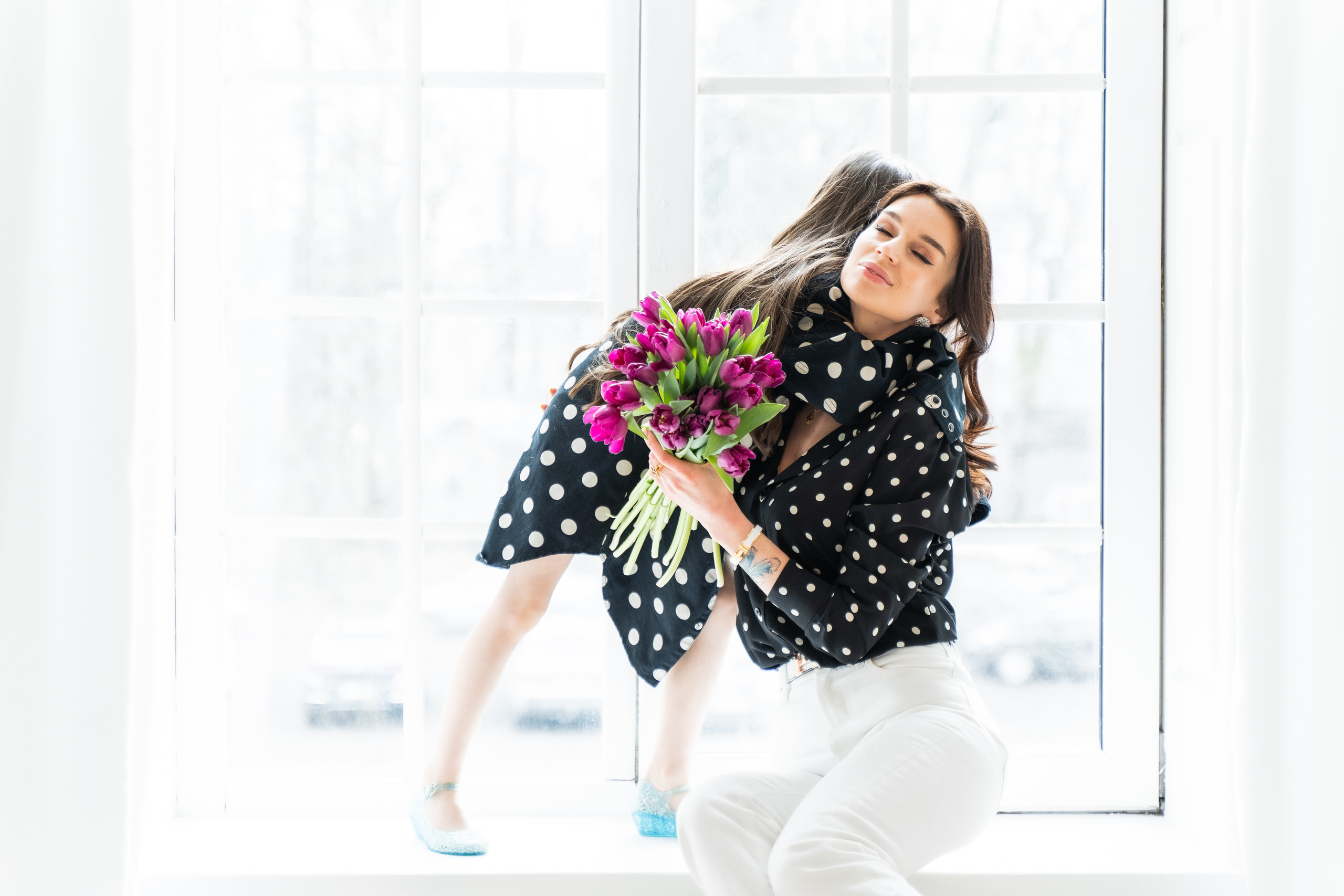 Фотосесія мама та доня до дня 8 березня. Family photographer in Kiev Natalia Shkavron