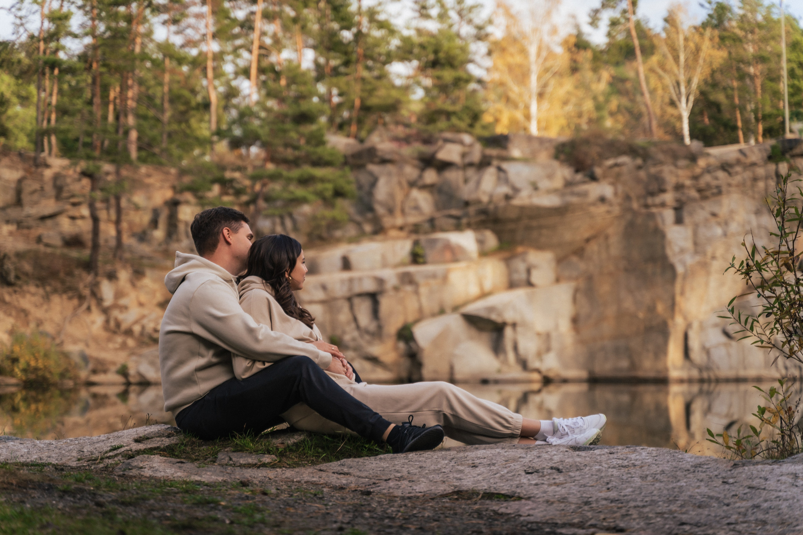 Сімейна фотосесія на природі біля Коростишівського карєру. Сімейний фотограф Київ Наталія Шкаврон