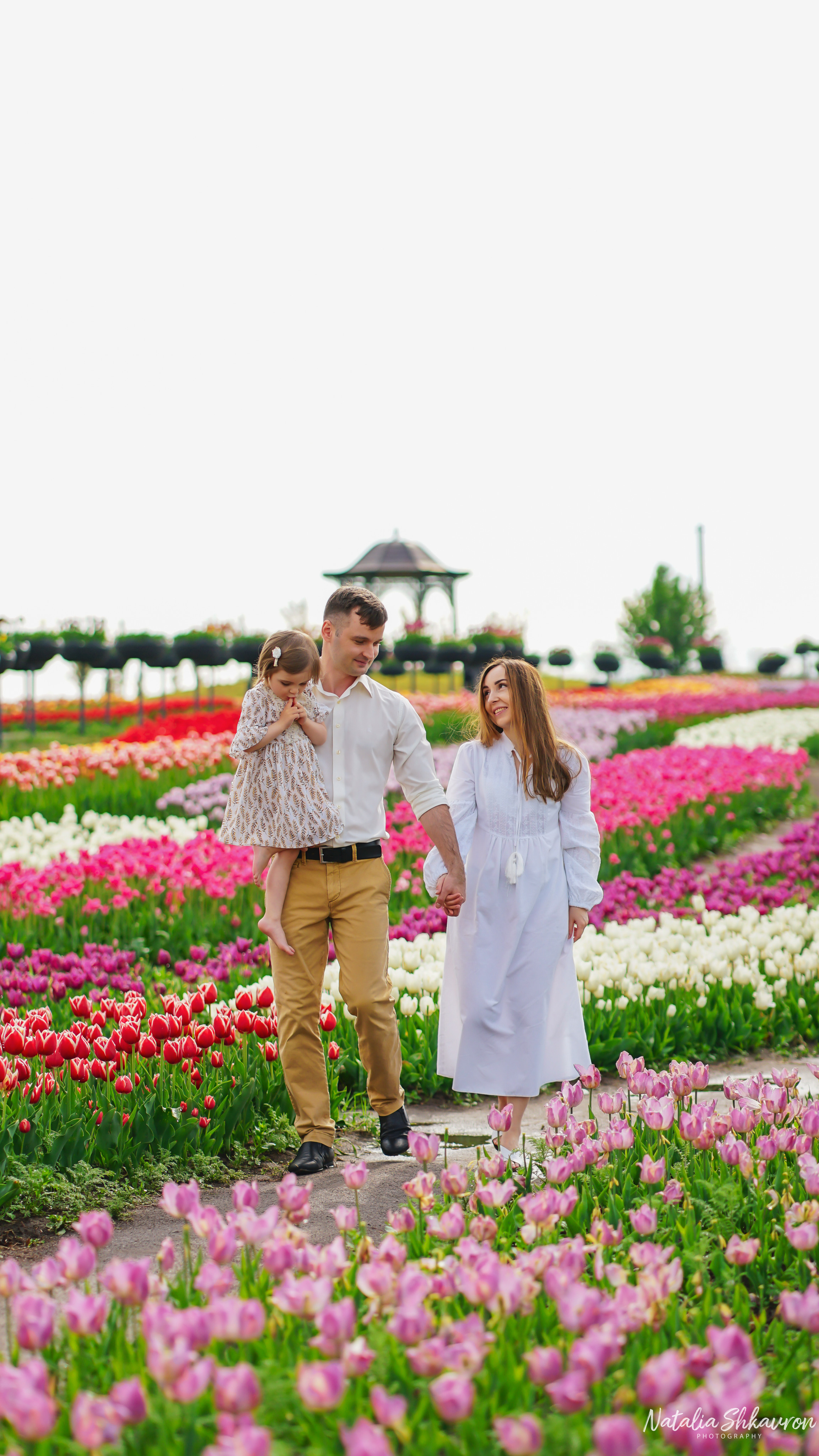 Сімейна фотосесія в тюльпанах. Сімейний фотограф Київ Наталія Шкаврон