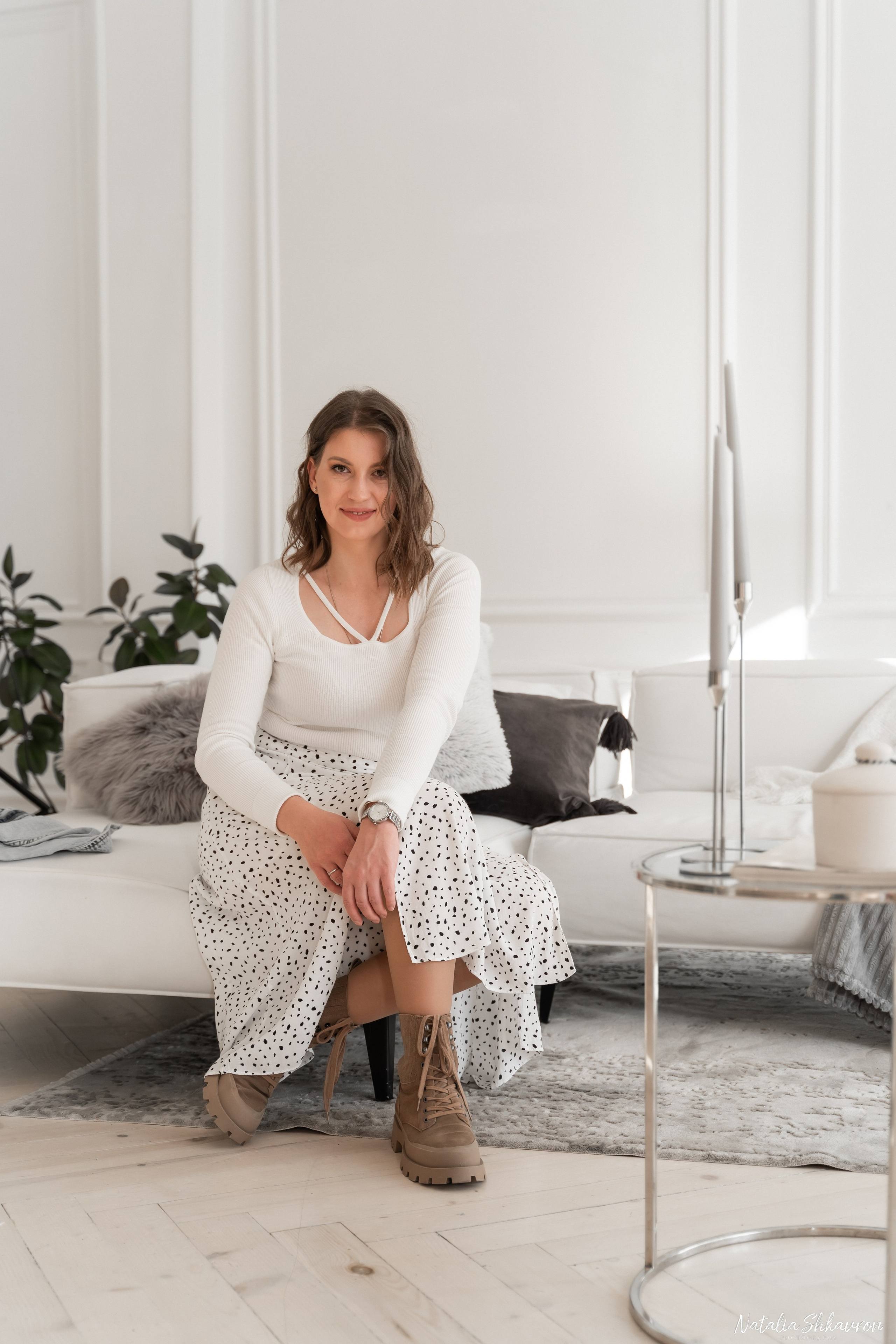 Новорічна фотосесія в студії. Family photographer in Kiev Natalia Shkavron