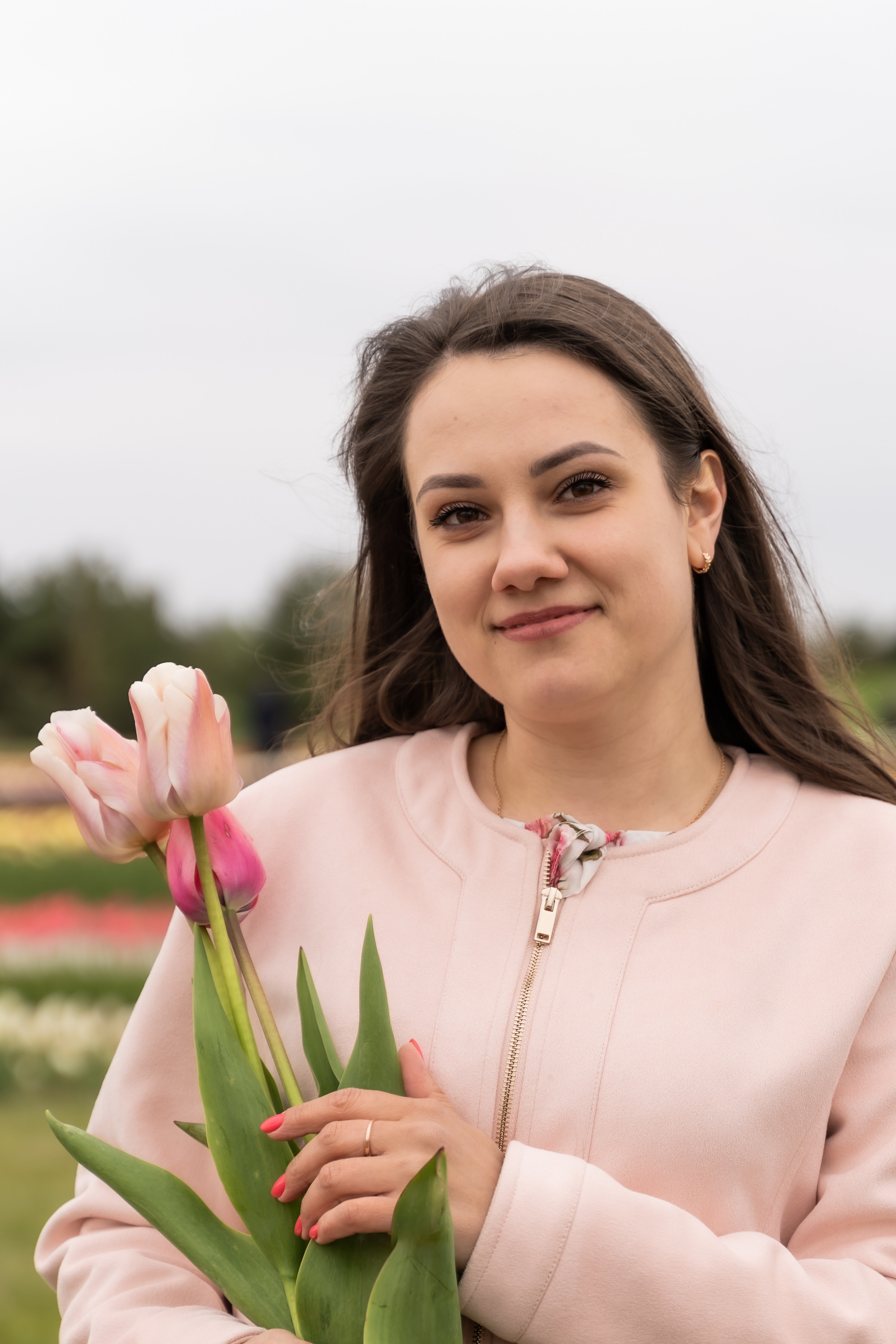 сімейна фотосесія в добропарку, Фотосесія в тюльпанах