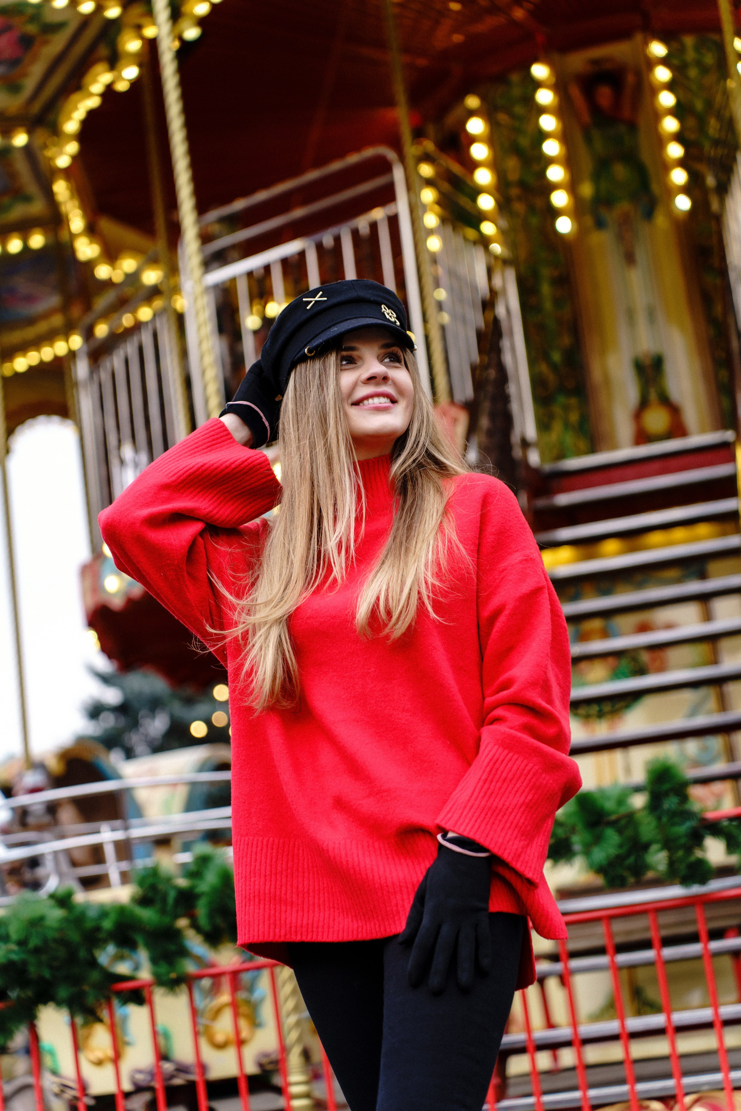 Новорічна індивідуальна фотосесія на ВДНГ. Сімейний фотограф Київ Наталія Шкаврон